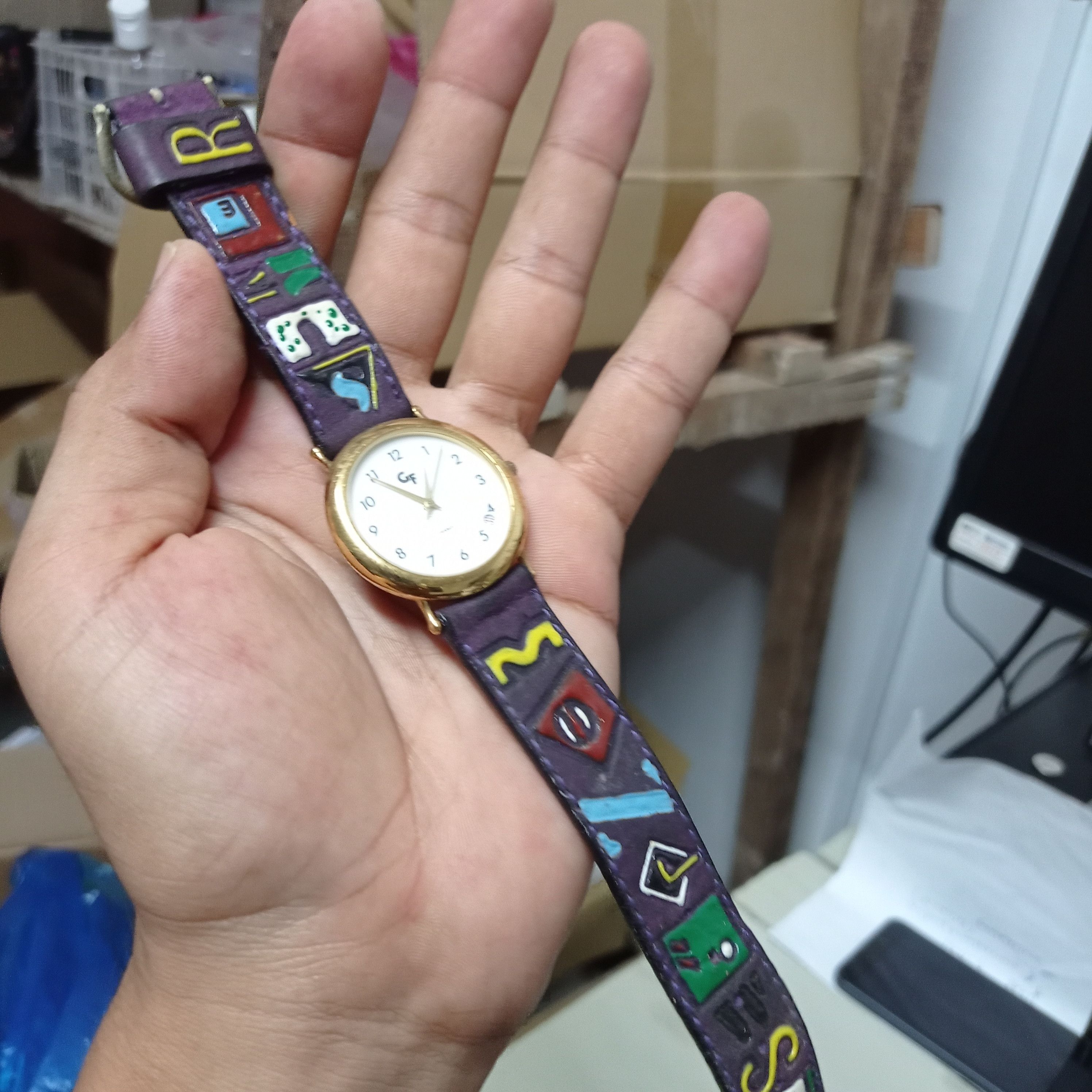 Vintage Retro Vintage Watch by GF FRANCE (Japan Engine watch) Size ONE SIZE - 10 Thumbnail