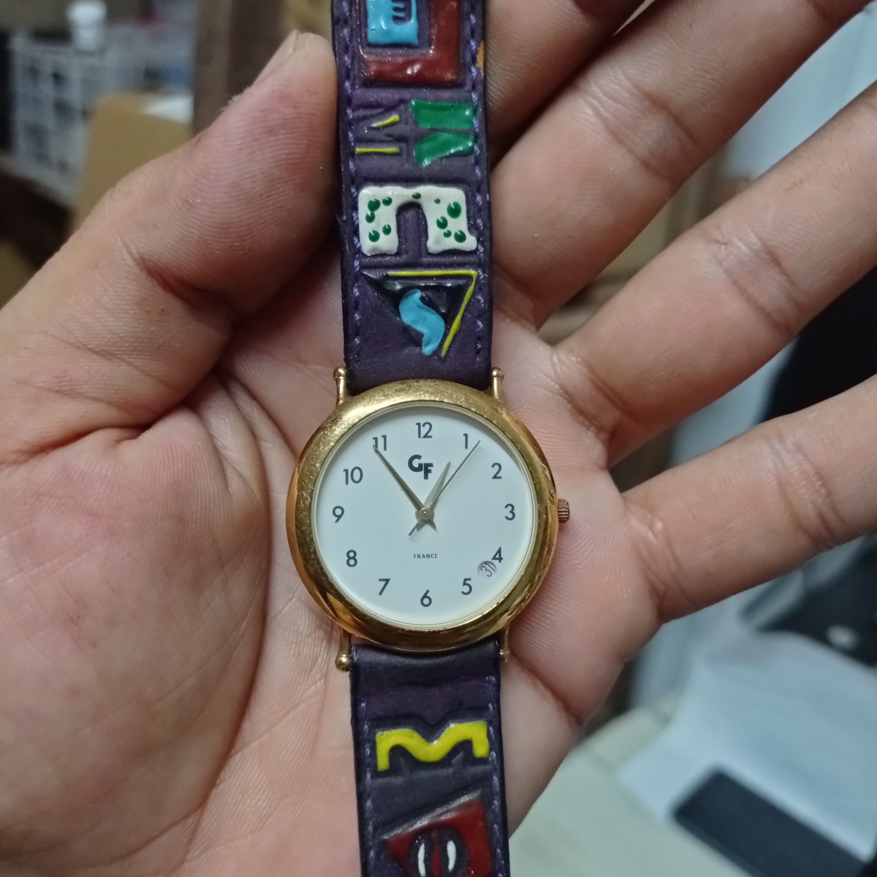 Vintage Retro Vintage Watch by GF FRANCE (Japan Engine watch) Size ONE SIZE - 11 Thumbnail
