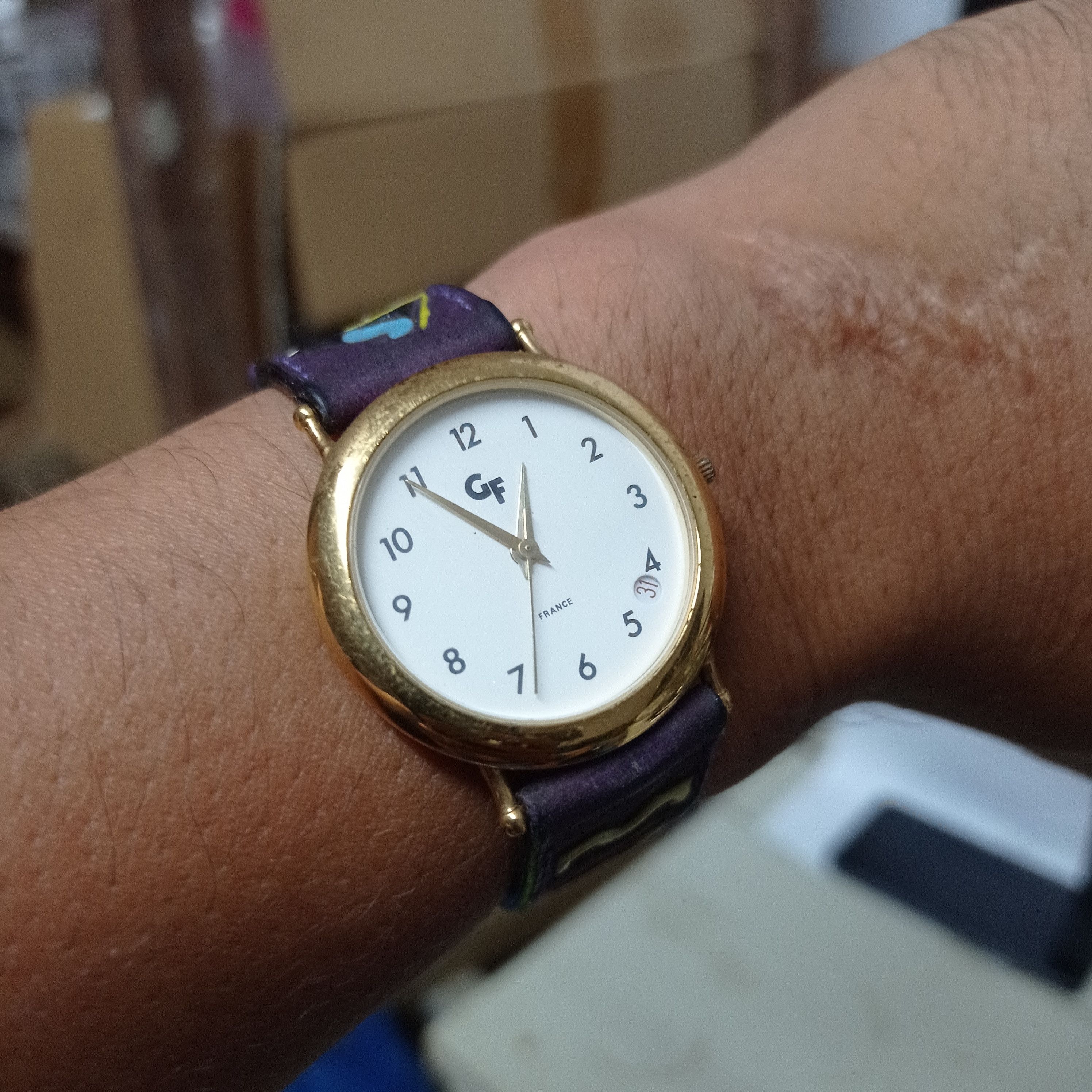 Vintage Retro Vintage Watch by GF FRANCE (Japan Engine watch) Size ONE SIZE - 3 Thumbnail