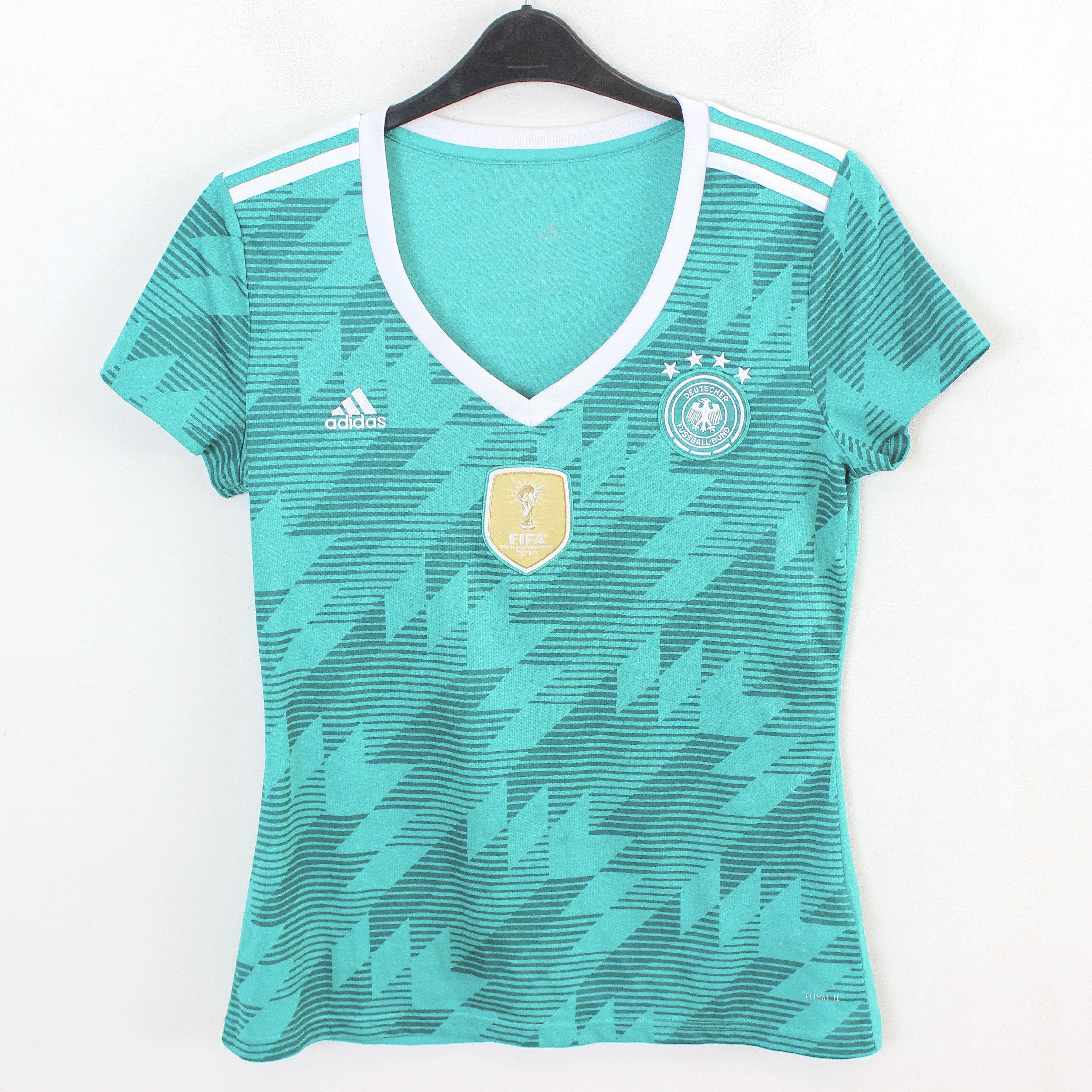 Adidas Germany #17 Boateng Women L Football Away Shirt 2018 2019 Size L / US 10 / IT 46 - 2 Thumbnail