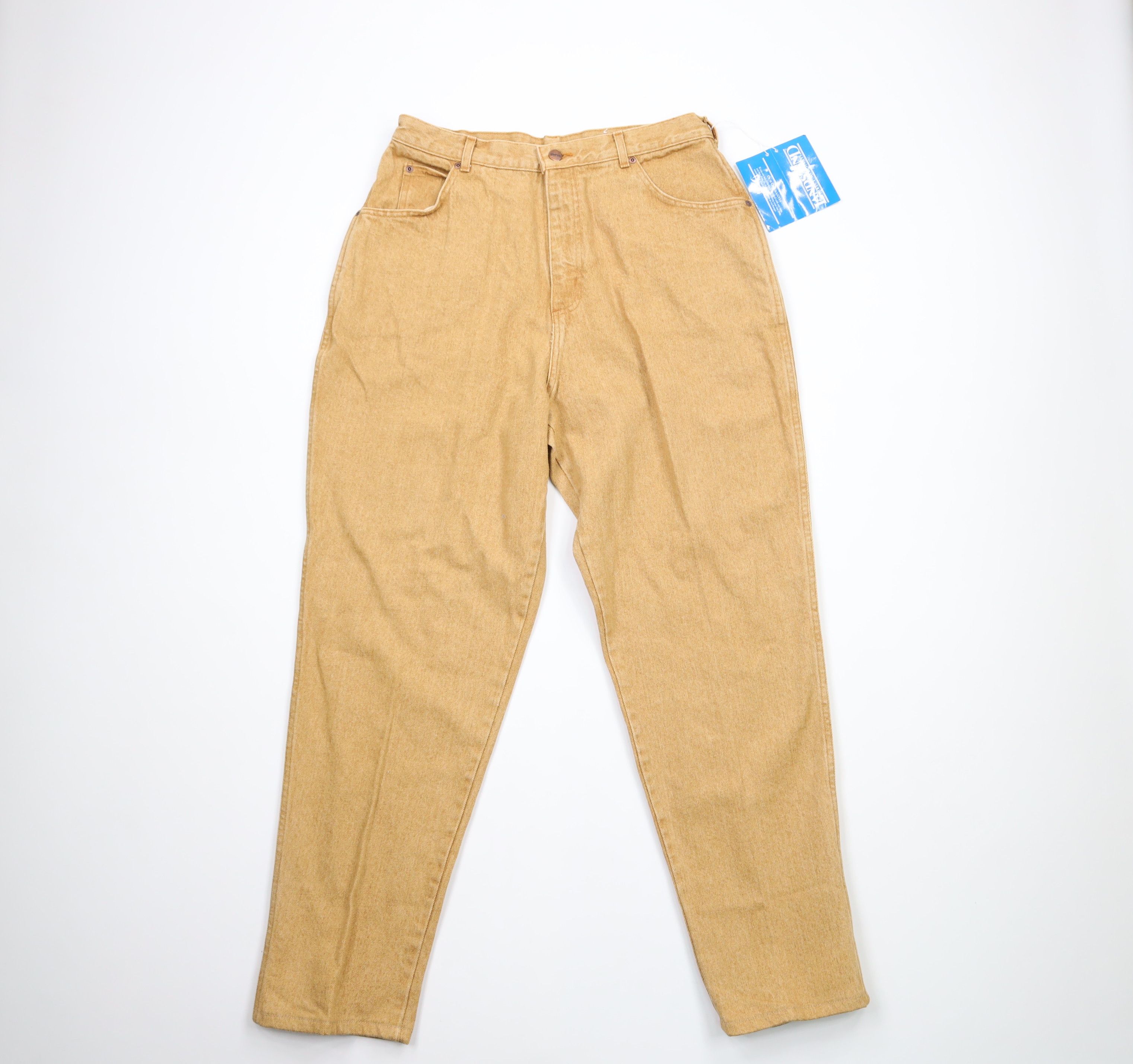 Vintage NOS Vintage 90s Lands End 1High Waisted Denim Mom Jeans USA Size 38" / US 16 / IT 52 - 1 Preview
