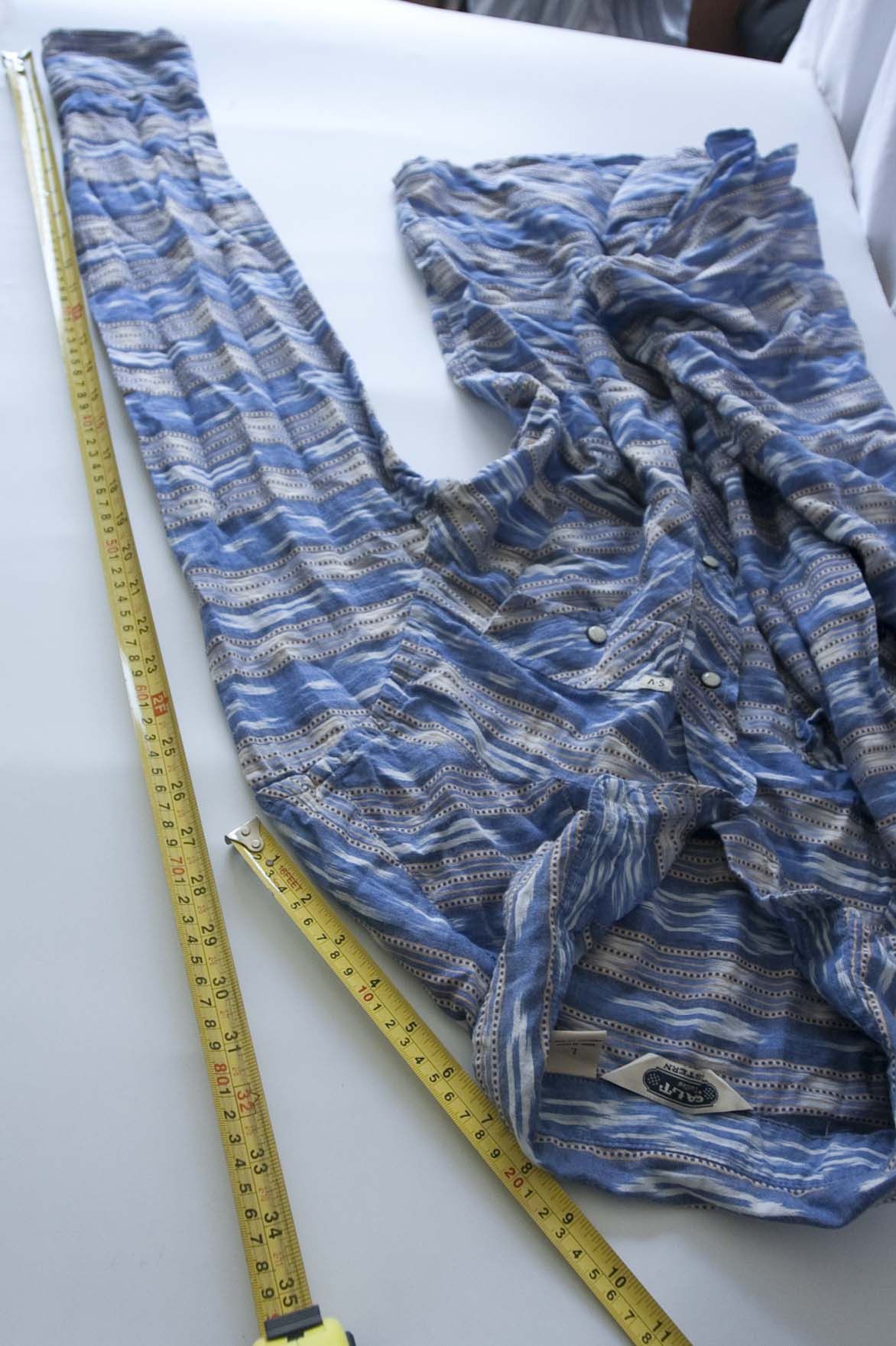 Salt Valley * Salt Valley Western Shirt Blue Pearl Snaps Size L Size US L / EU 52-54 / 3 - 4 Thumbnail