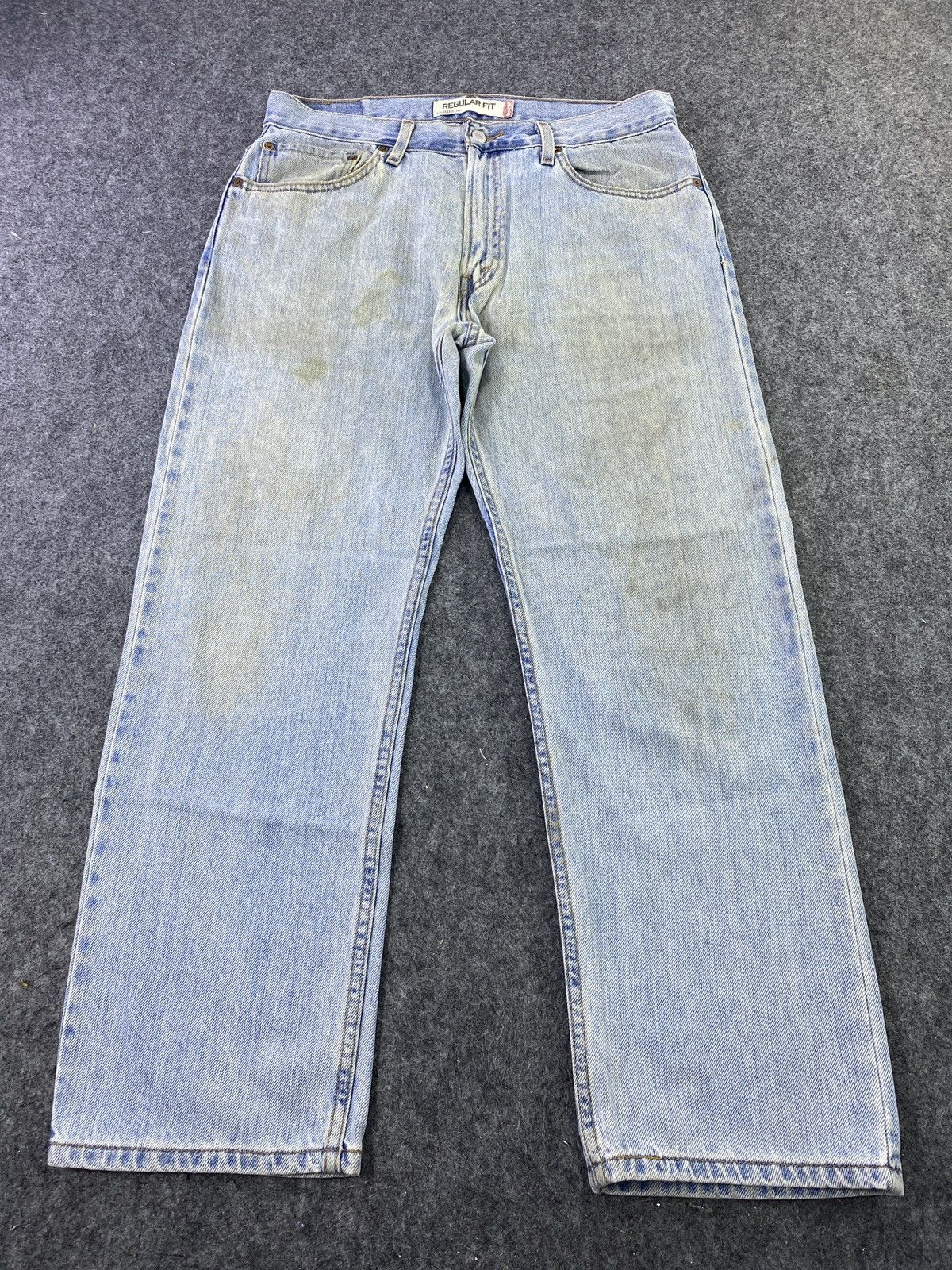 Jean Vintage Levis 505 Blue wash Jeans - J547 Size US 34 / EU 50 - 2 Thumbnail