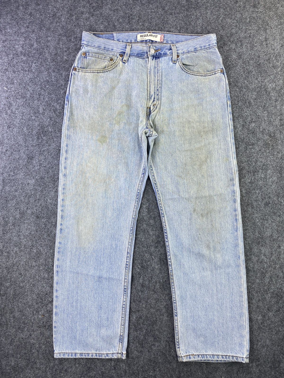 Jean Vintage Levis 505 Blue wash Jeans - J547 Size US 34 / EU 50 - 1 Thumbnail
