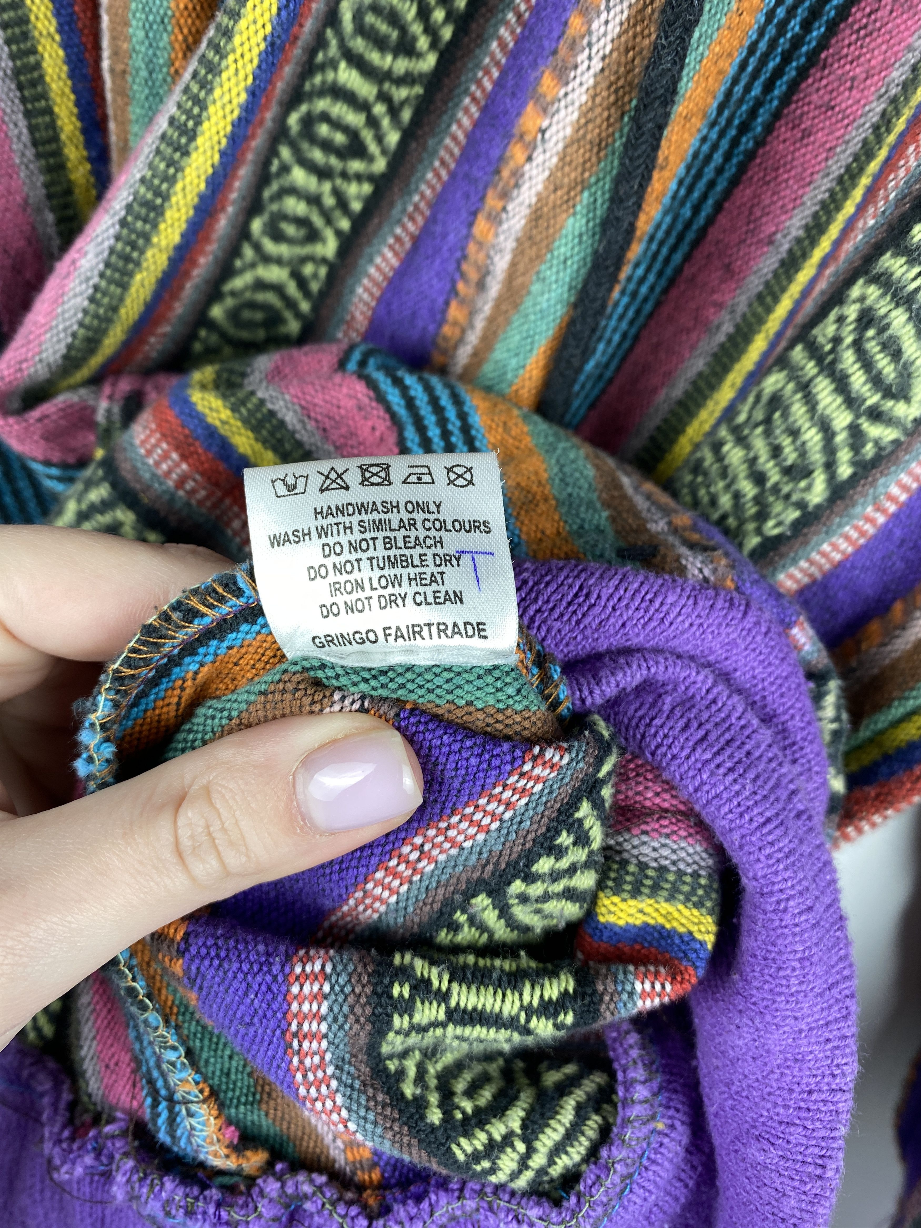 Mexicana Baja Hoodie Mexico Gringo Made in Nepal Size M/L Size M / US 6-8 / IT 42-44 - 8 Thumbnail