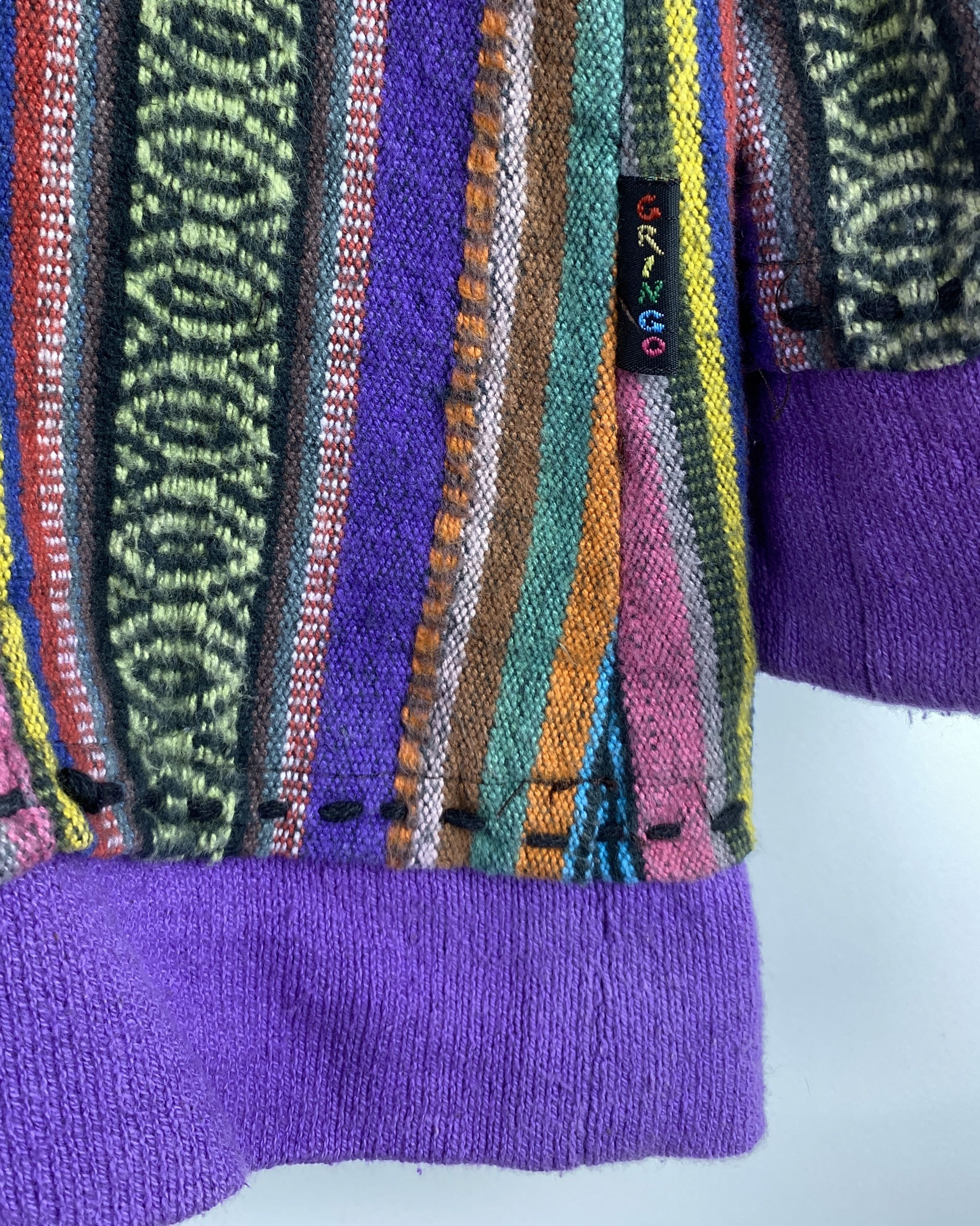 Mexicana Baja Hoodie Mexico Gringo Made in Nepal Size M/L Size M / US 6-8 / IT 42-44 - 3 Thumbnail