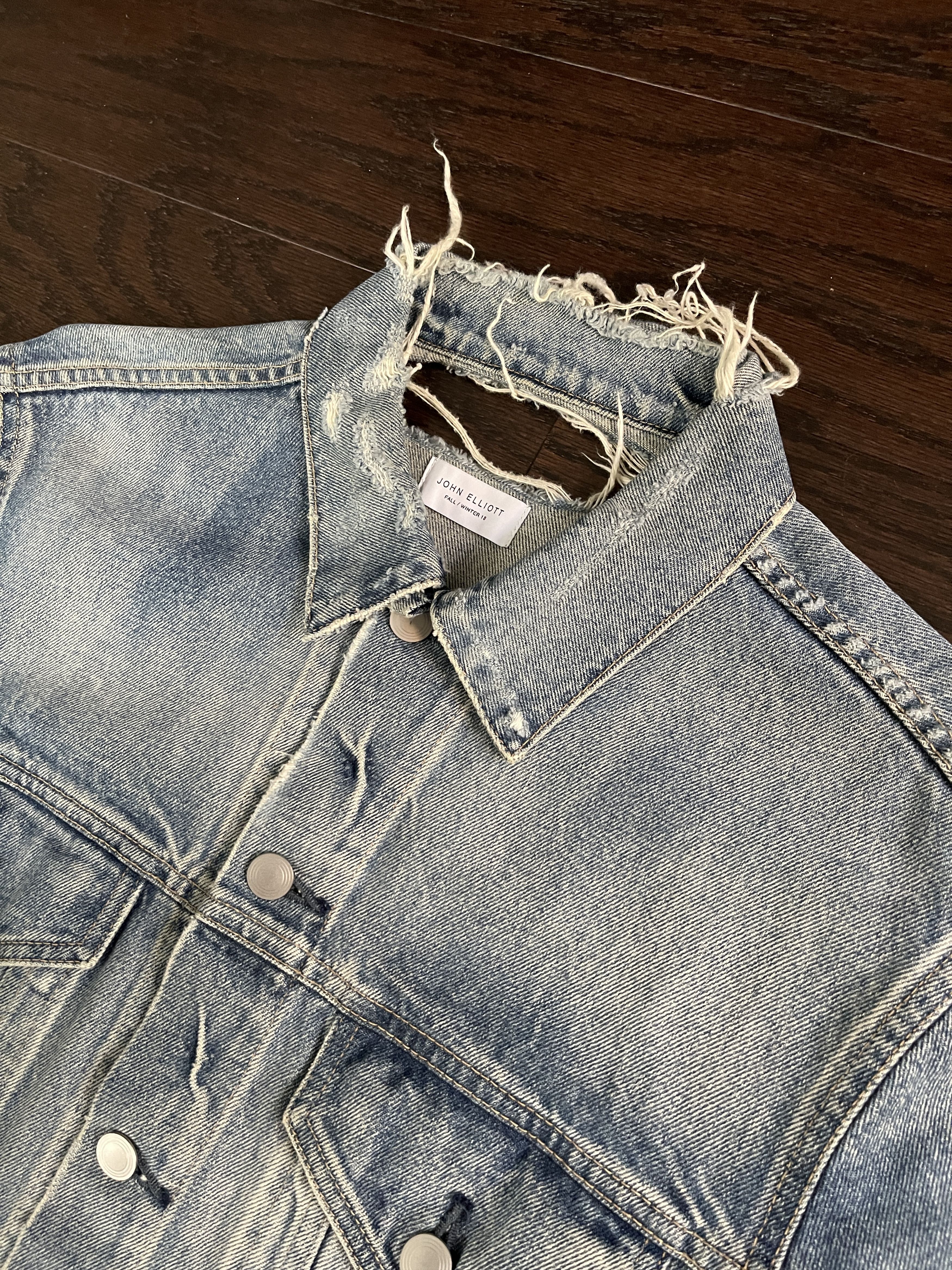 John Elliott John Elliott Thumper Jacket Type III Size 3/L Washed Indigo Size US L / EU 52-54 / 3 - 3 Thumbnail