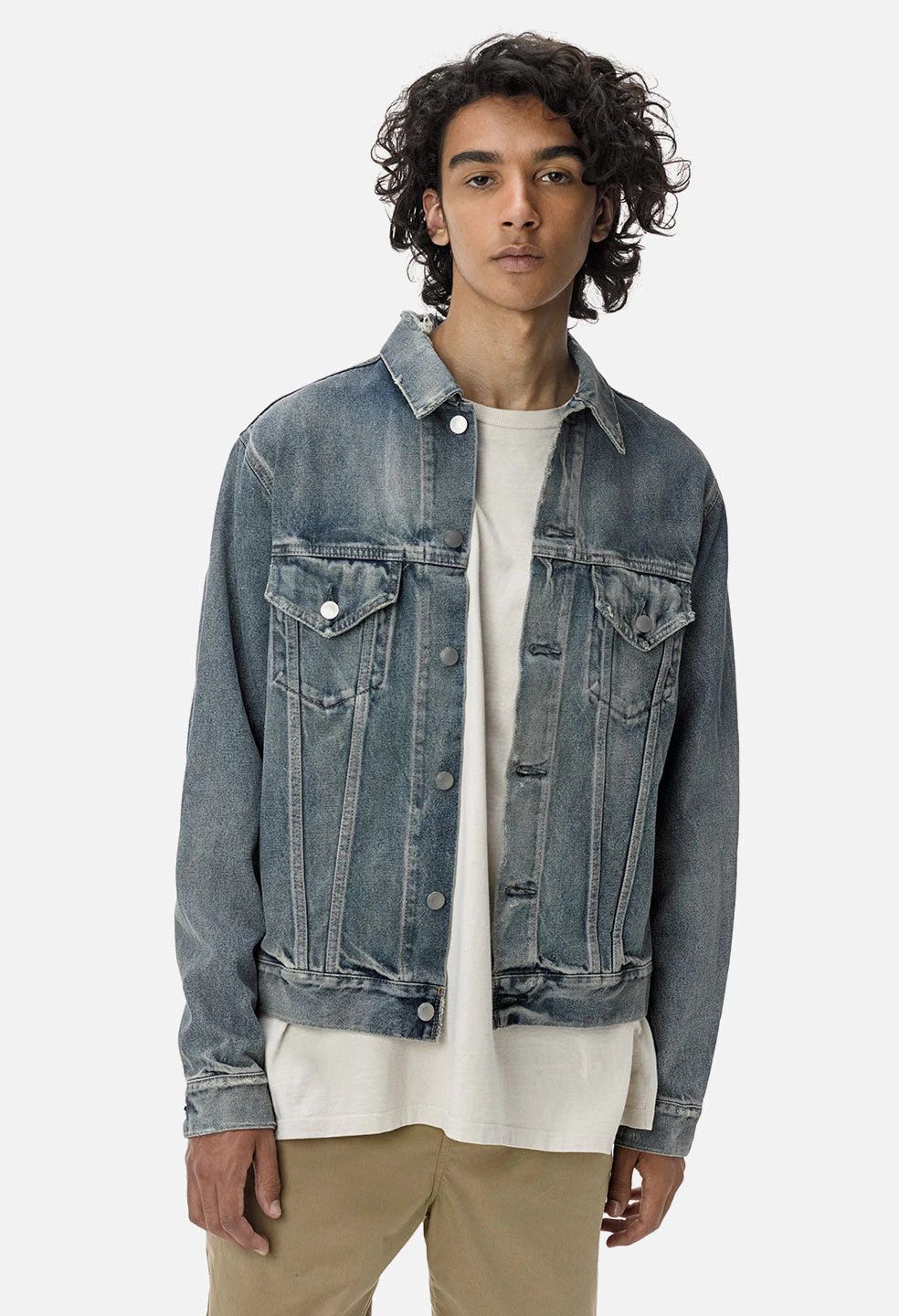 John Elliott John Elliott Thumper Jacket Type III Size 3/L Washed Indigo Size US L / EU 52-54 / 3 - 15 Thumbnail