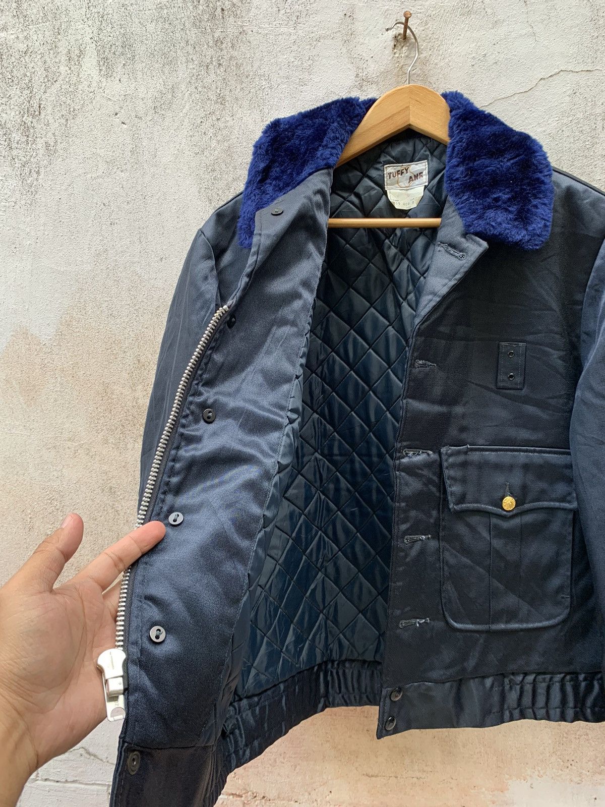 Vintage 1950s Police Jacket Tuffy Anr Size US L / EU 52-54 / 3 - 10 Thumbnail