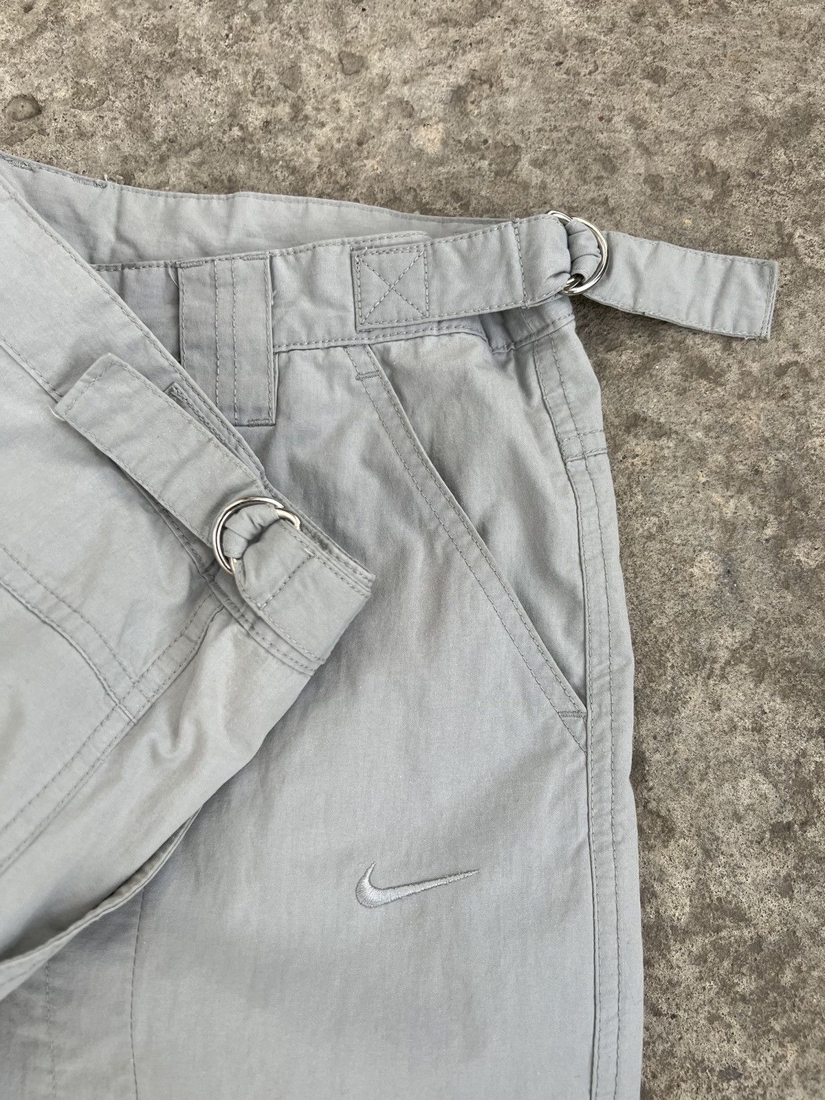 Nike × Vintage Nike Bondage Cargo Pants nylon y2k Size US 30 / EU 46 - 17 Thumbnail