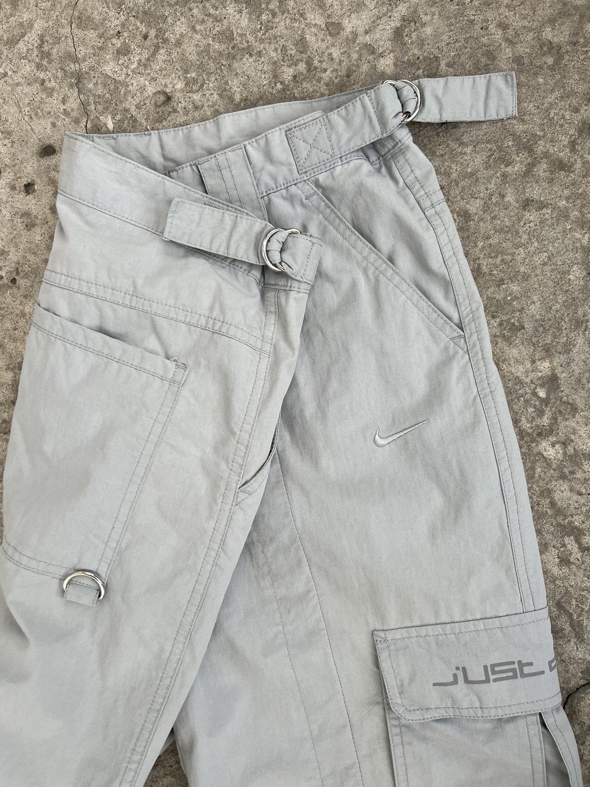 Nike × Vintage Nike Bondage Cargo Pants nylon y2k Size US 30 / EU 46 - 7 Thumbnail
