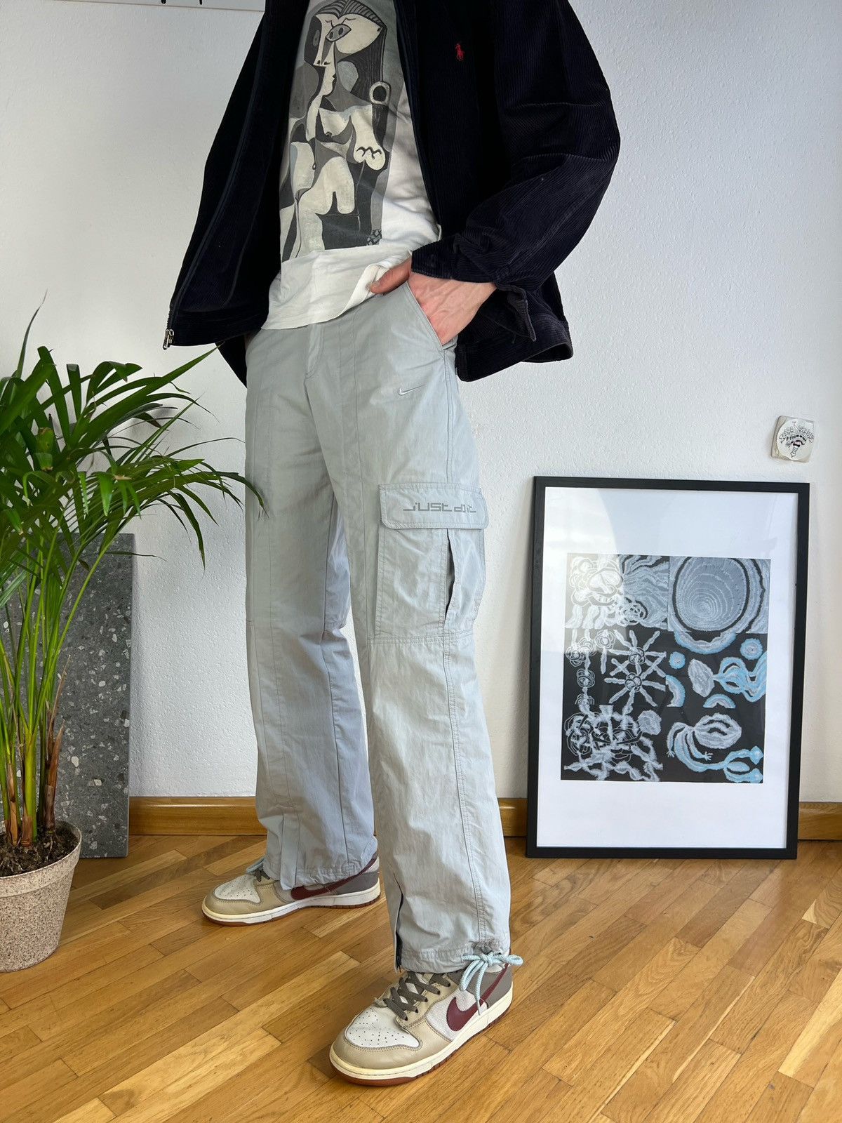 Nike × Vintage Nike Bondage Cargo Pants nylon y2k Size US 30 / EU 46 - 14 Thumbnail