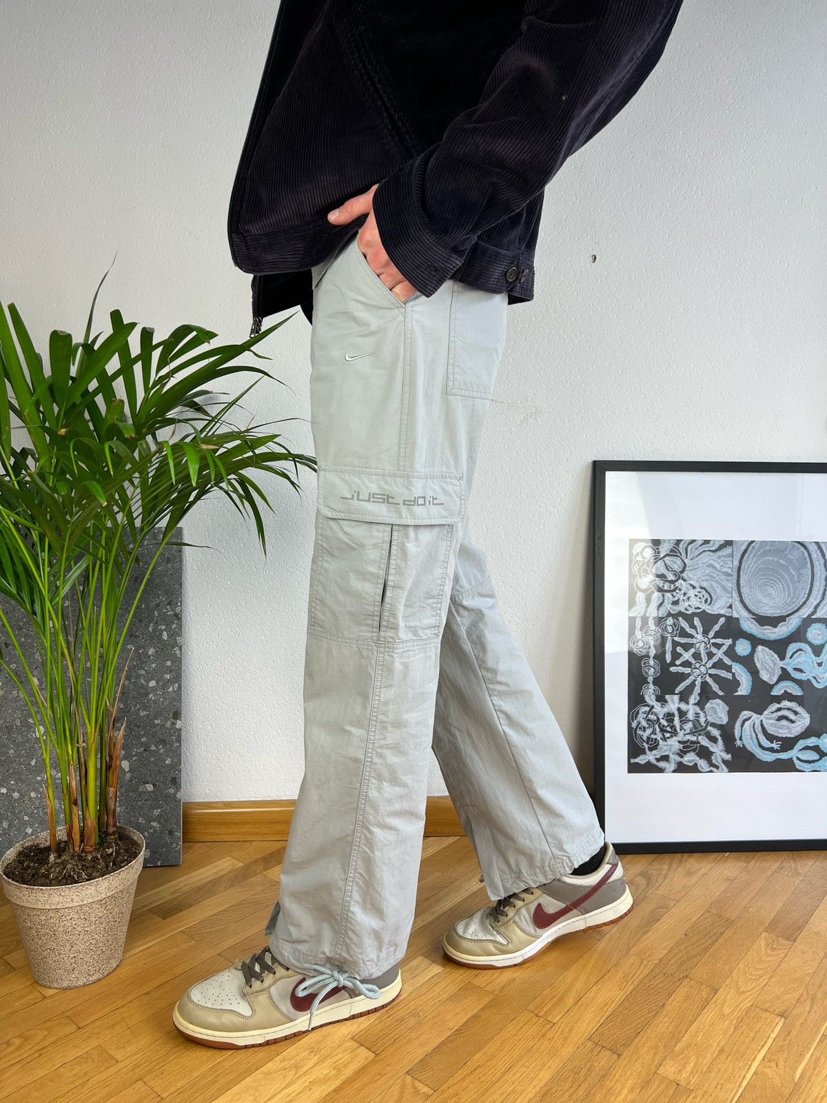 Nike × Vintage Nike Bondage Cargo Pants nylon y2k Size US 30 / EU 46 - 13 Thumbnail