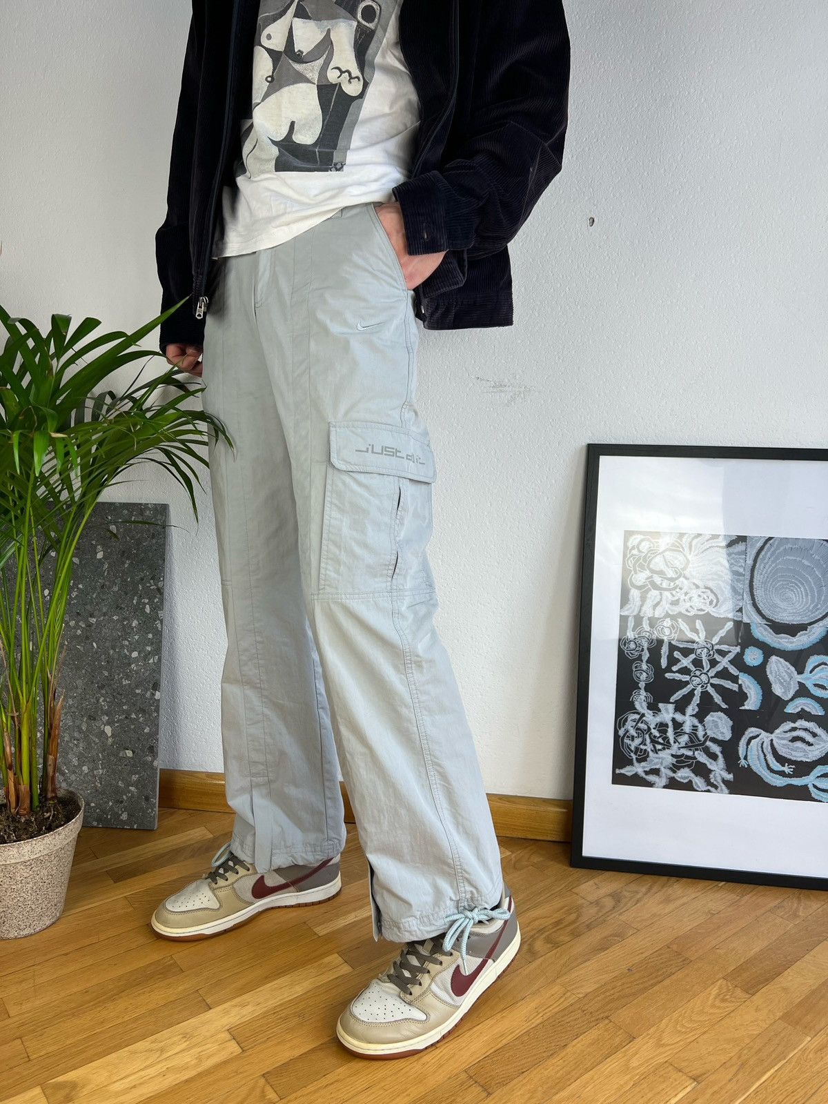Nike × Vintage Nike Bondage Cargo Pants nylon y2k Size US 30 / EU 46 - 9 Thumbnail