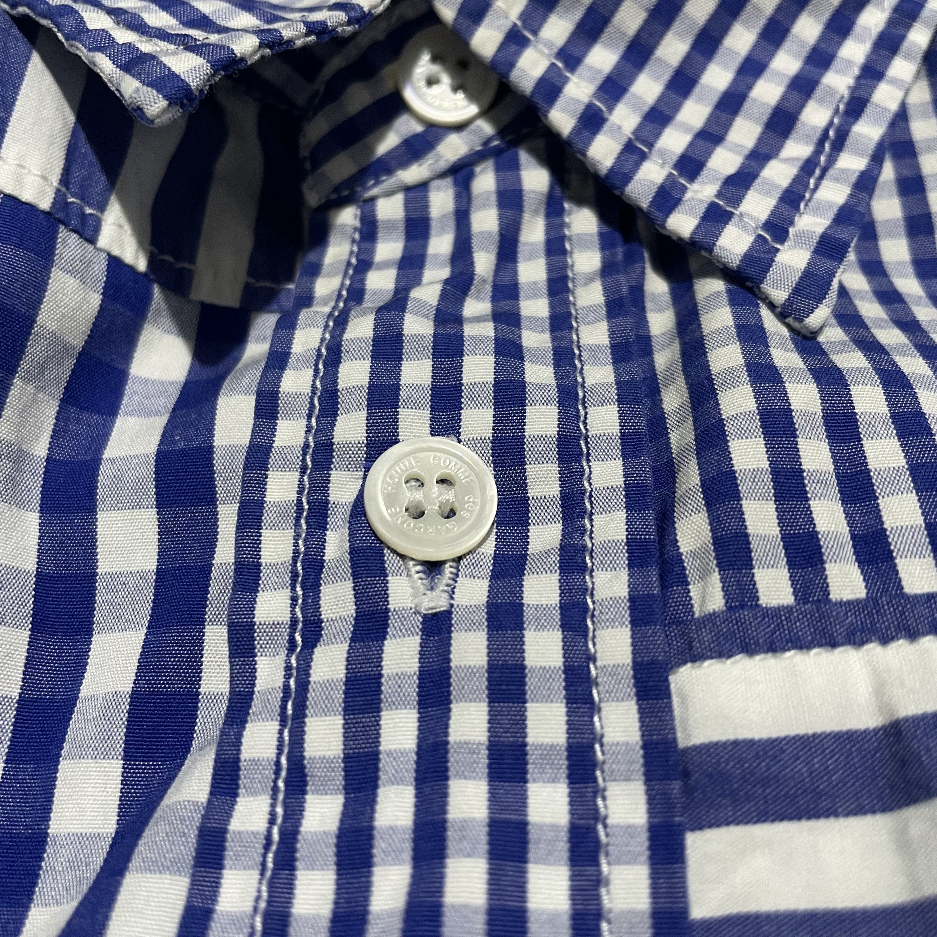 Comme des Garcons Homme Comme des Garcons Homme Patchwork Shirts Size US M / EU 48-50 / 2 - 4 Thumbnail