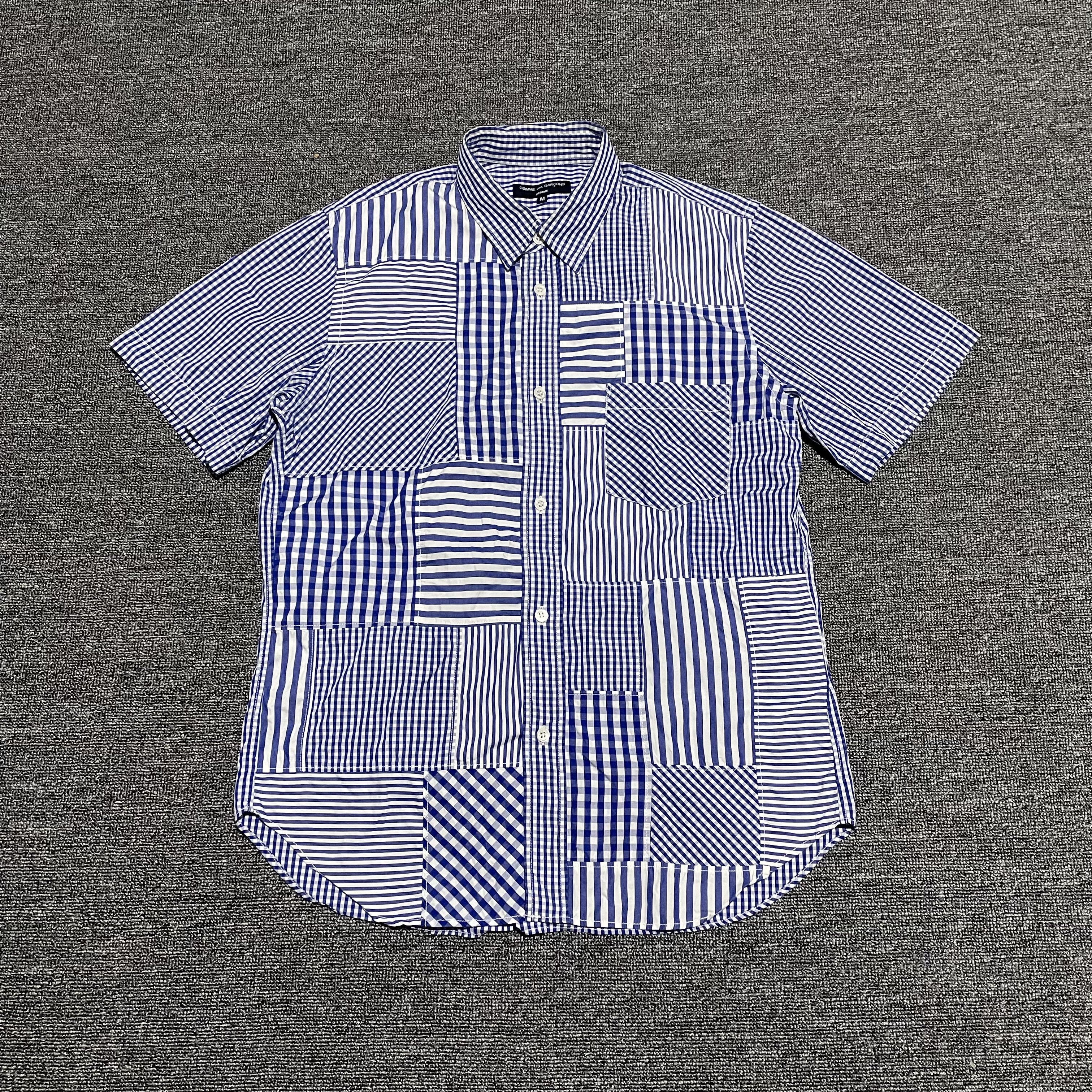 Comme des Garcons Homme Comme des Garcons Homme Patchwork Shirts Size US M / EU 48-50 / 2 - 1 Thumbnail