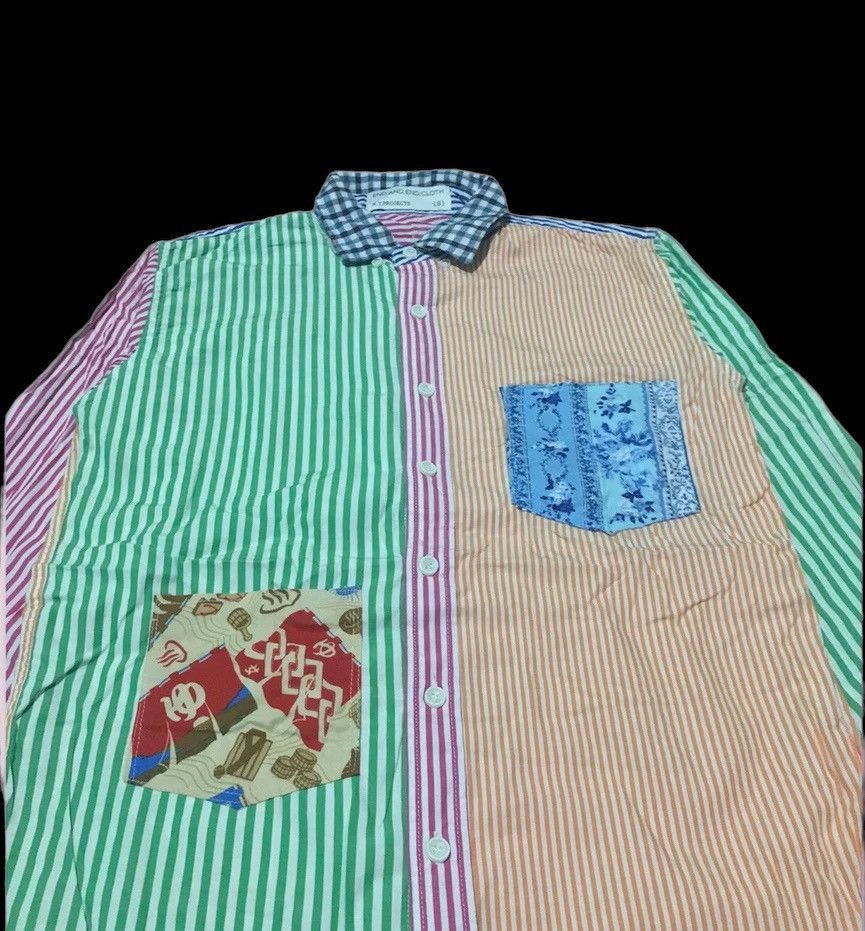 Japanese Brand × Vintage Striped Colour End And End NY Projects Long Sleeve Shirts Size US S / EU 44-46 / 1 - 5 Thumbnail