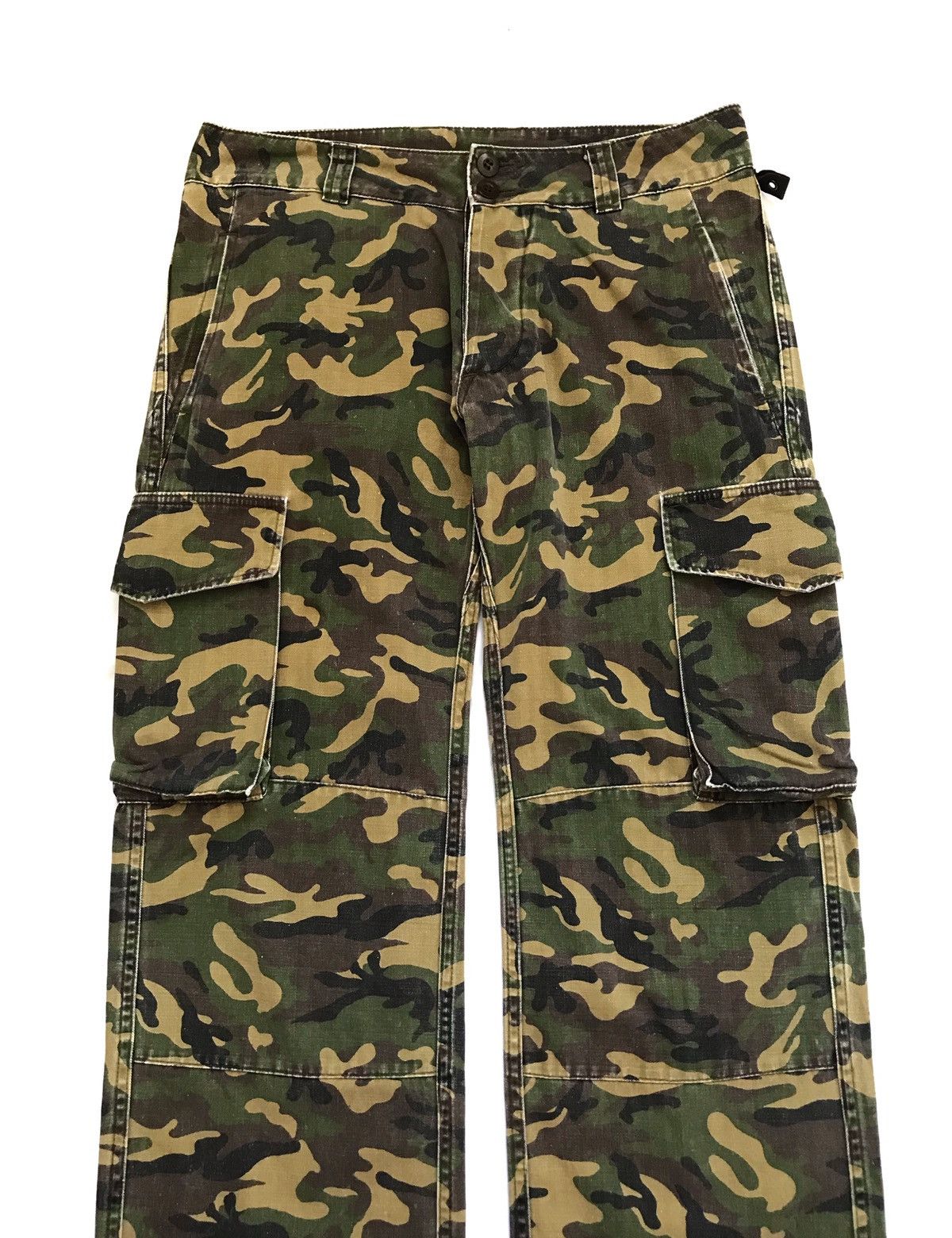 wjk WJK CAMOUFLAGE CARGO TROUSER PANTS Size US 32 / EU 48 - 2 Thumbnail