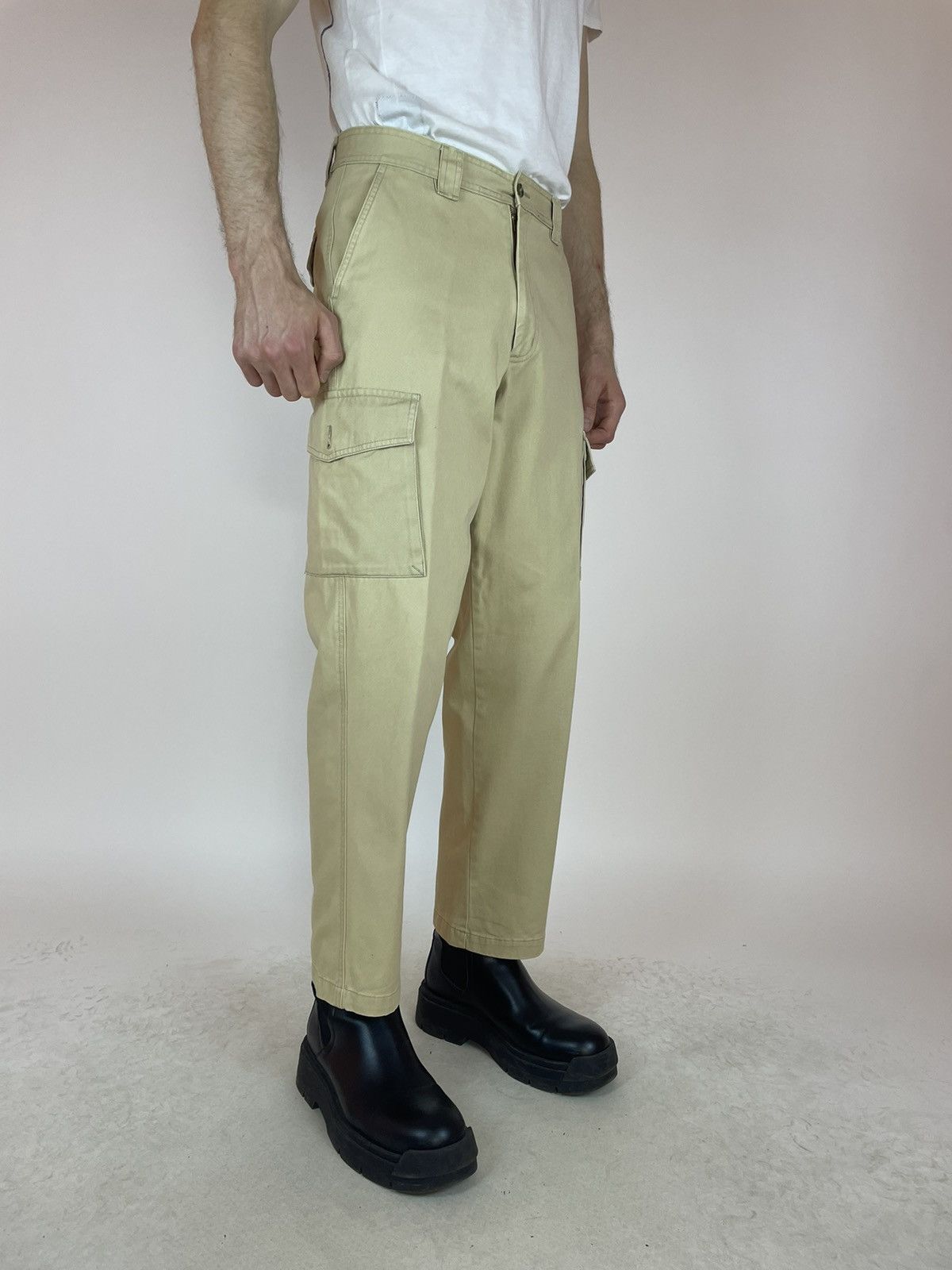 Other Eddie Bauer Vintage Cargo Beige pants Mens size 32x30 Size US 32 / EU 48 - 8 Thumbnail