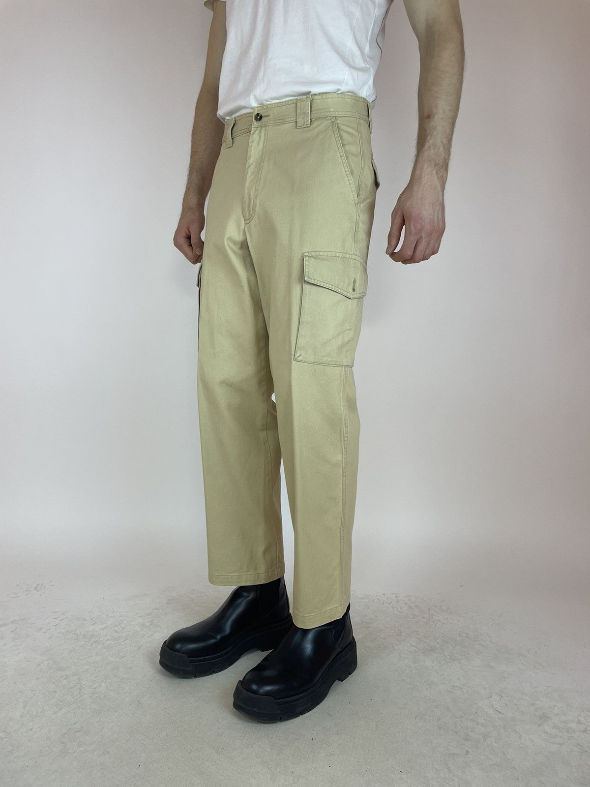 Other Eddie Bauer Vintage Cargo Beige pants Mens size 32x30 Size US 32 / EU 48 - 9 Thumbnail