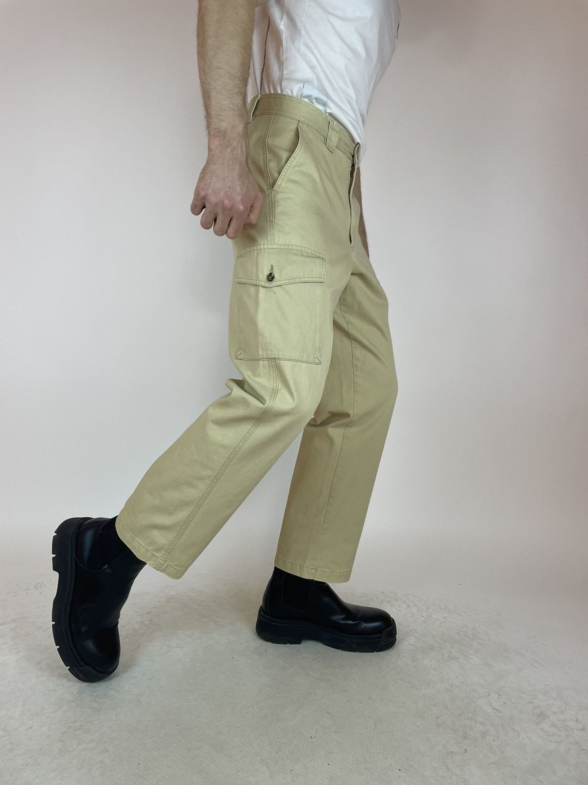 Other Eddie Bauer Vintage Cargo Beige pants Mens size 32x30 Size US 32 / EU 48 - 7 Thumbnail
