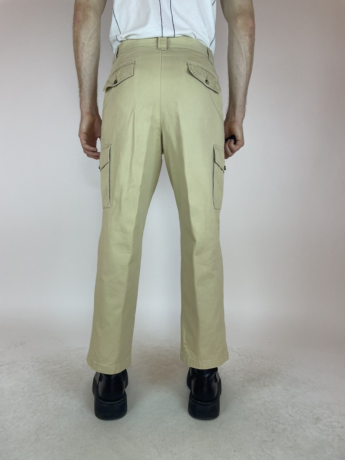 Other Eddie Bauer Vintage Cargo Beige pants Mens size 32x30 Size US 32 / EU 48 - 12 Thumbnail