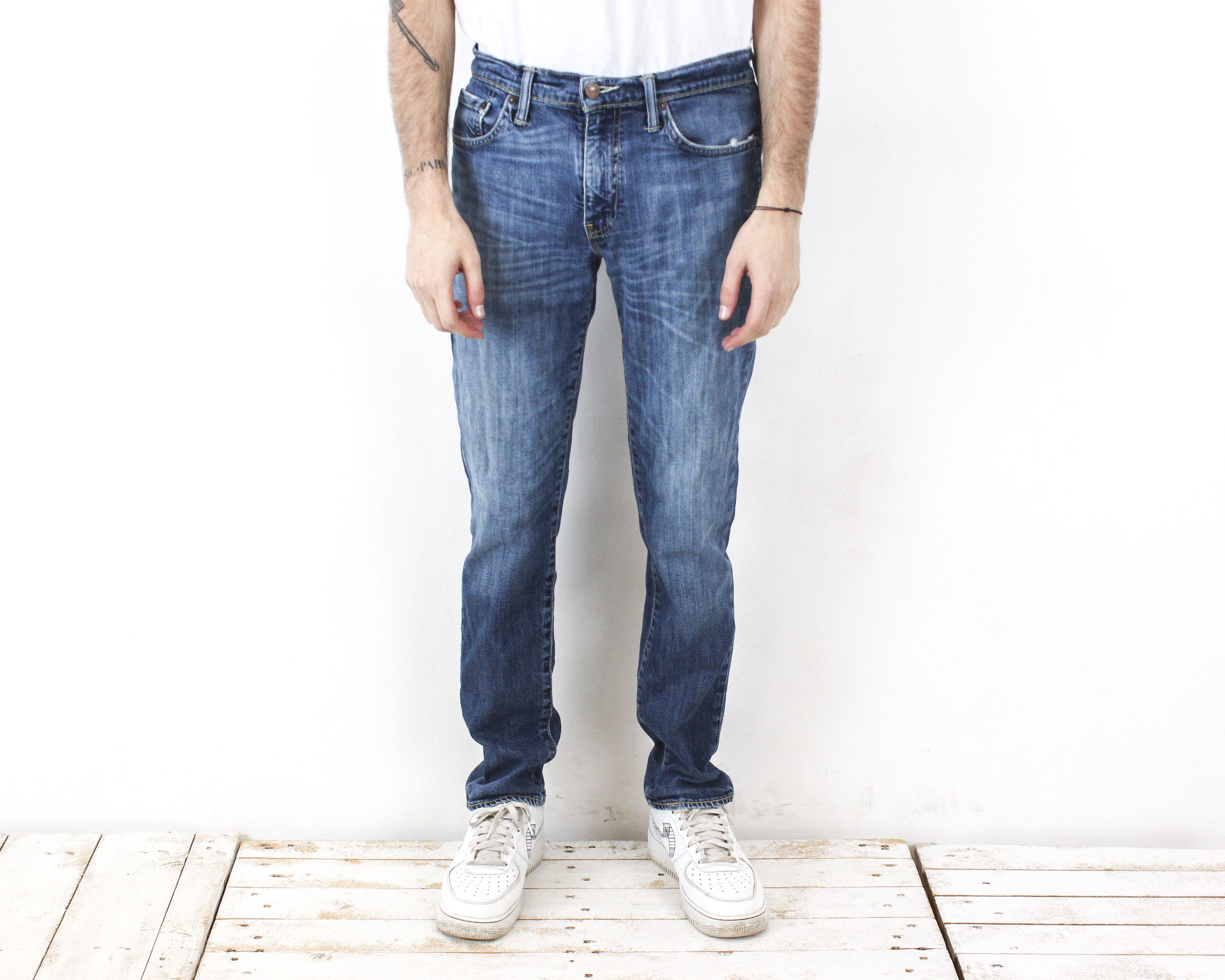 Levi's 511 Men W32 L32 Slim Fit Straight Jeans Denim Pants Trousers Size US 32 / EU 48 - 2 Thumbnail