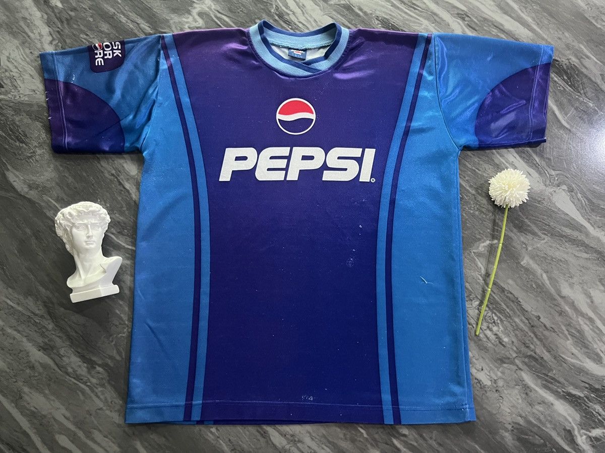 Vintage Pepsi : Jersey Tees Promo Ask For More Foorball