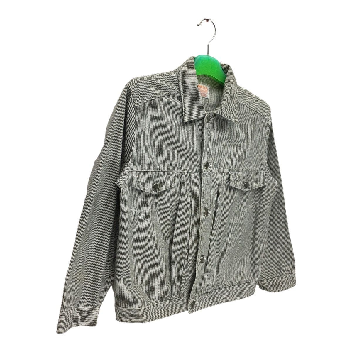 Japanese Brand × Seditionaries Vintage Wanted Hickory Denim Jacket Size S / US 4 / IT 40 - 4 Thumbnail