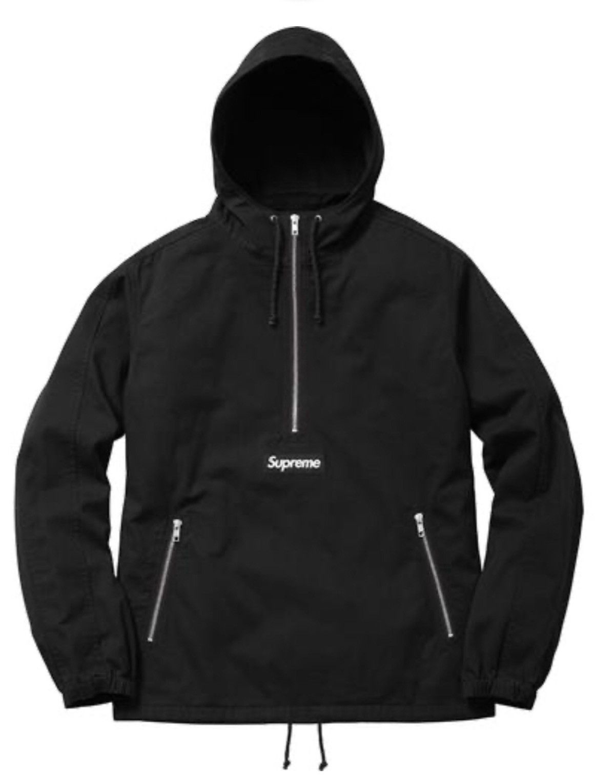 Supreme Supreme Twill Anorak Black XL NEW Size US XL / EU 56 / 4 - 1 Thumbnail