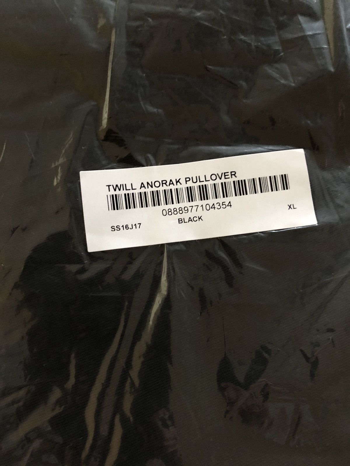 Supreme Supreme Twill Anorak Black XL NEW Size US XL / EU 56 / 4 - 4 Thumbnail