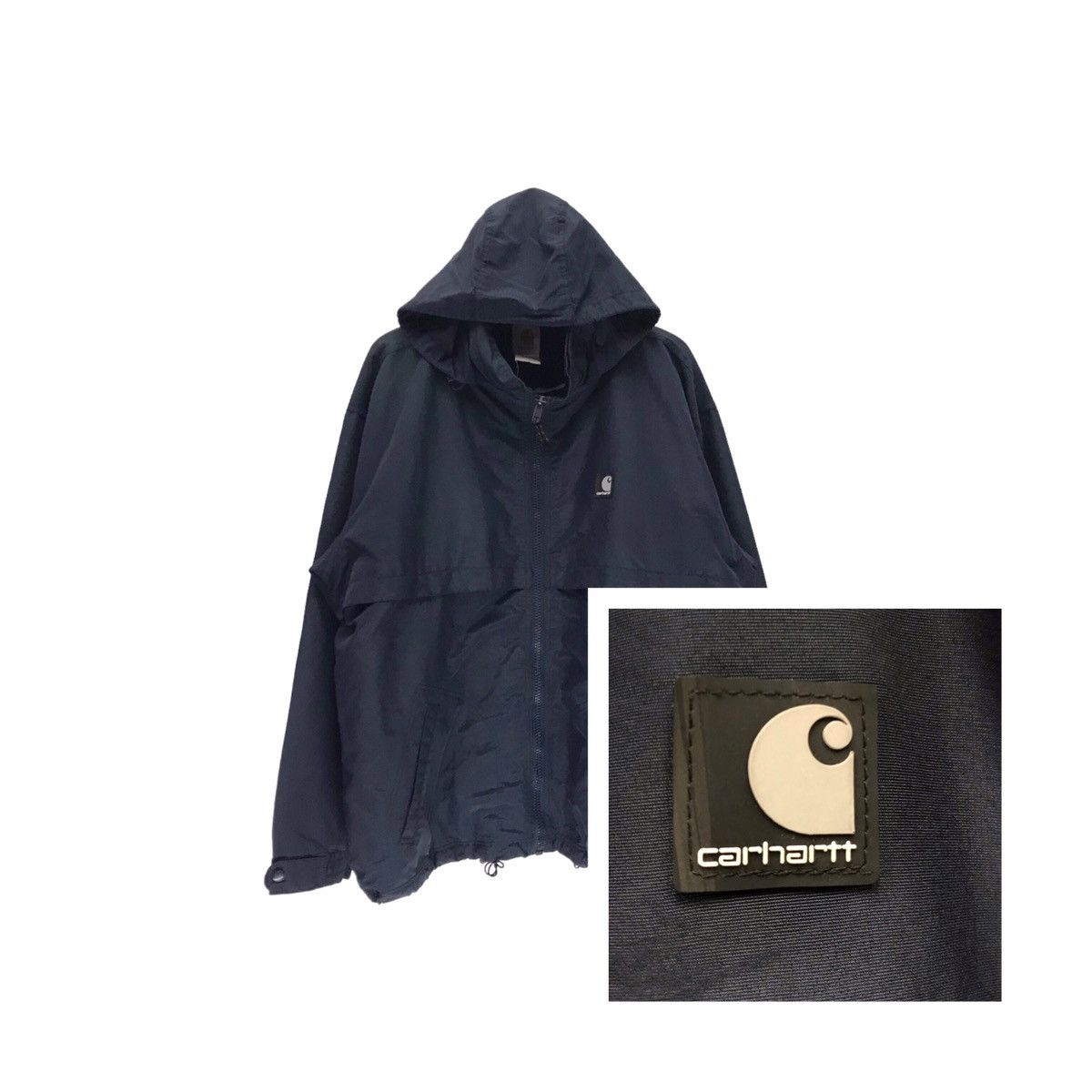 Carhartt Vintage Carhartt Hoodie Windbreaker Jacket Size US XL / EU 56 / 4 - 1 Thumbnail