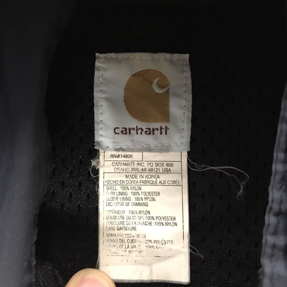 Carhartt Vintage Carhartt Hoodie Windbreaker Jacket Size US XL / EU 56 / 4 - 8 Thumbnail