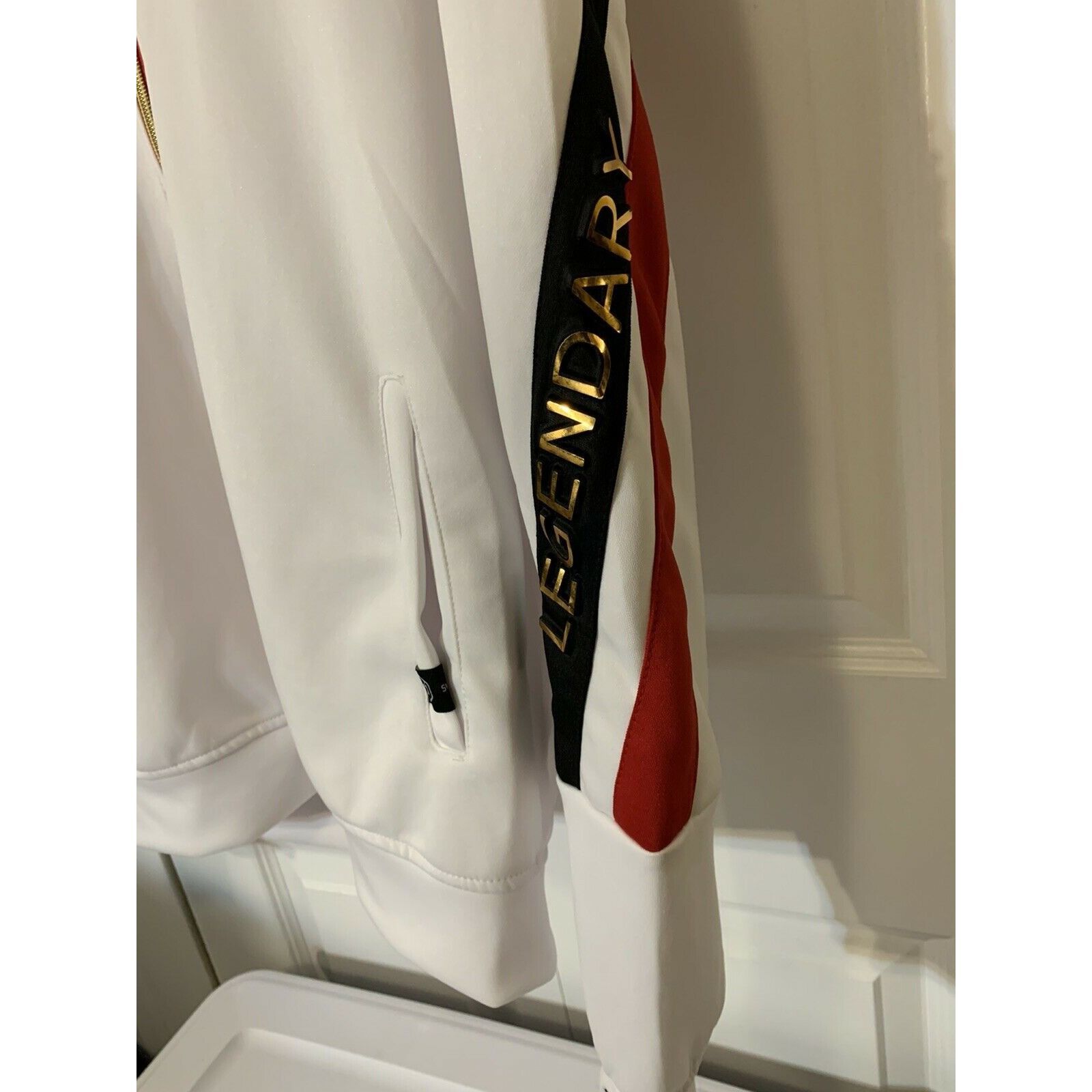 Other Switch Remarkable Mens Sz M White Red legendary Jacket track Size US M / EU 48-50 / 2 - 4 Thumbnail