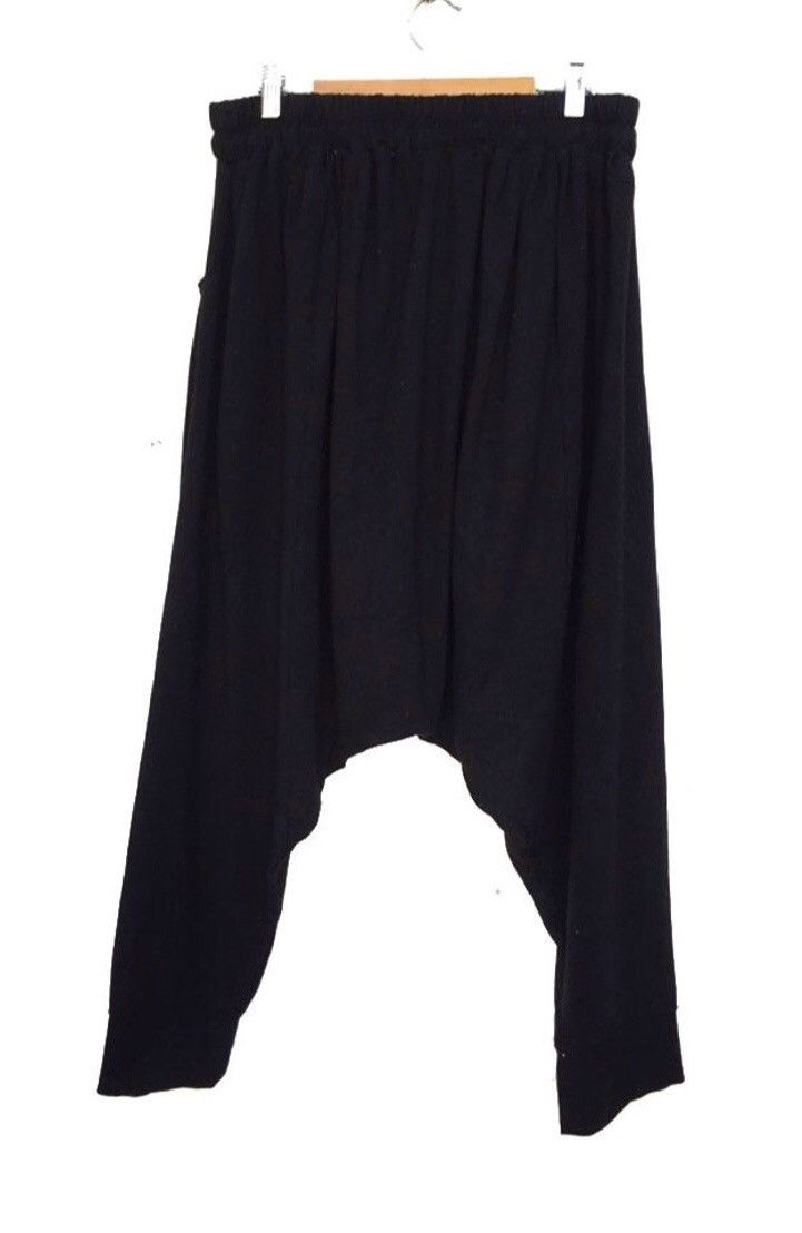Japanese Brand 🔥Shiny Ripple Harem Pants Size US 27 - 2 Thumbnail