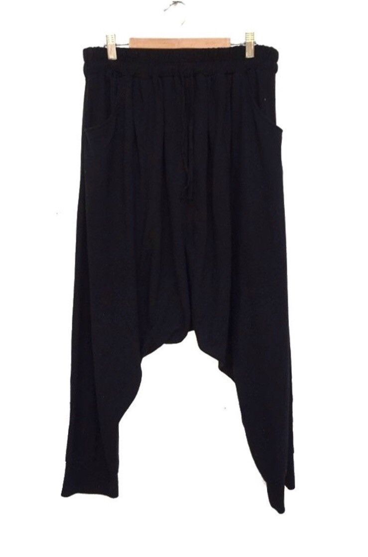 Japanese Brand 🔥Shiny Ripple Harem Pants Size US 27 - 1 Thumbnail