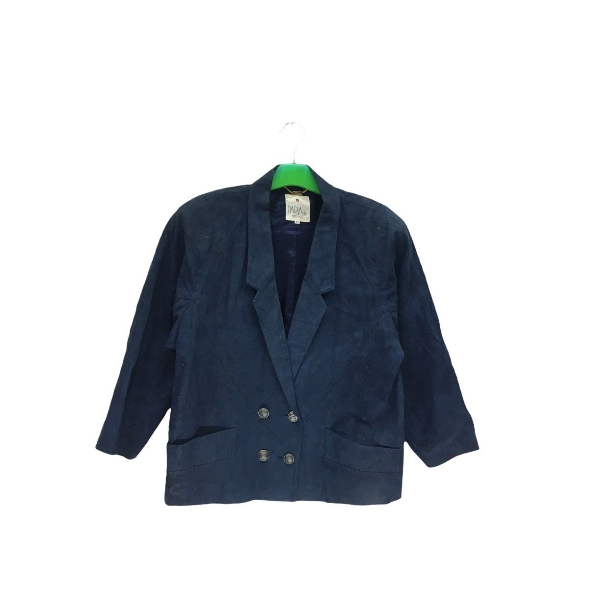 Vintage Pariade Leather Blazer Jacket