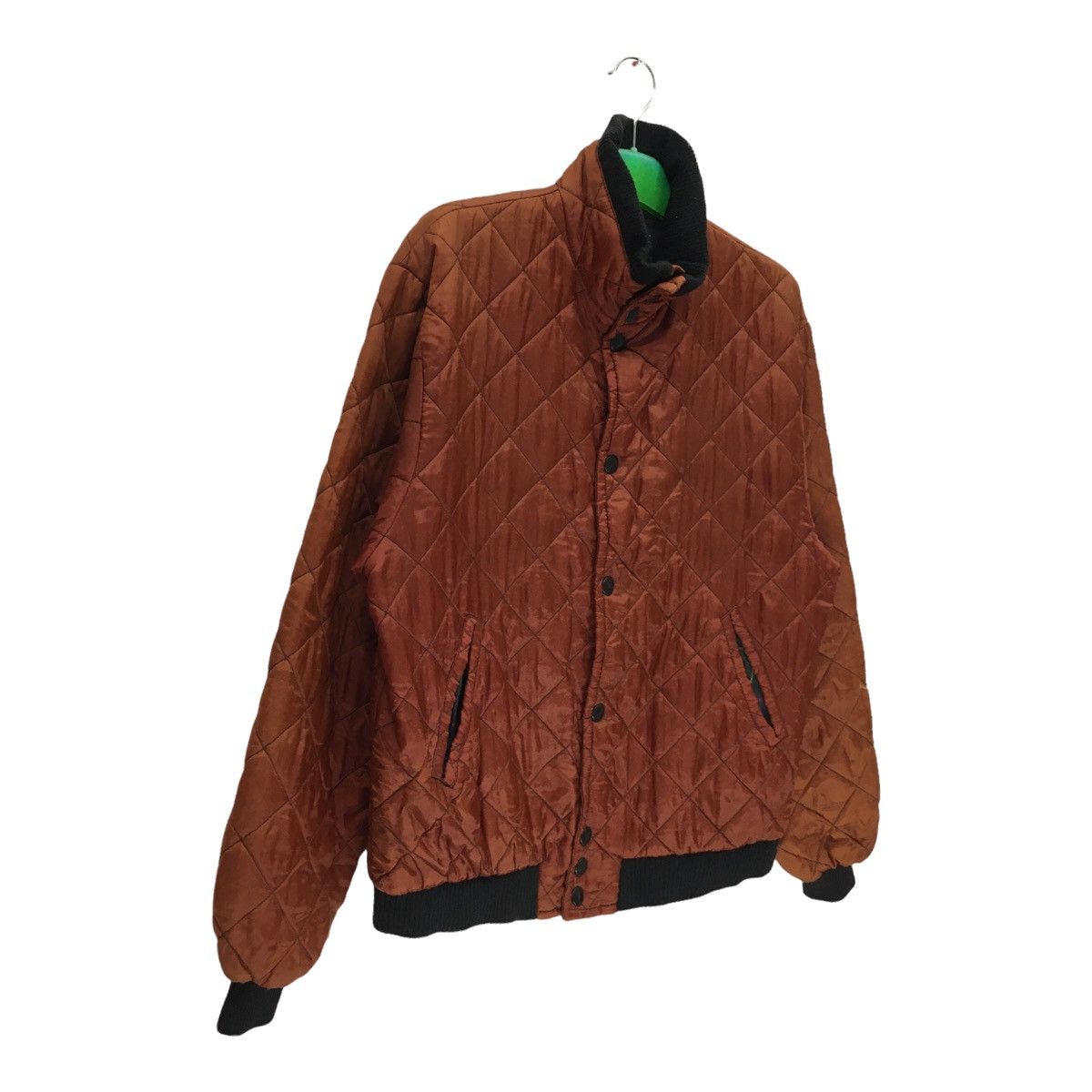 Vintage Beaver Quilted Bomber Jacket