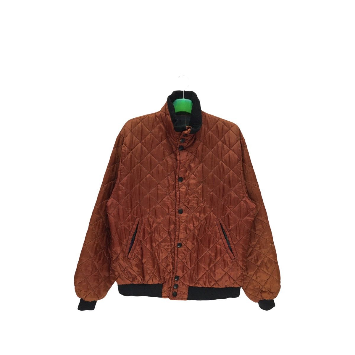 Vintage Beaver Quilted Bomber Jacket