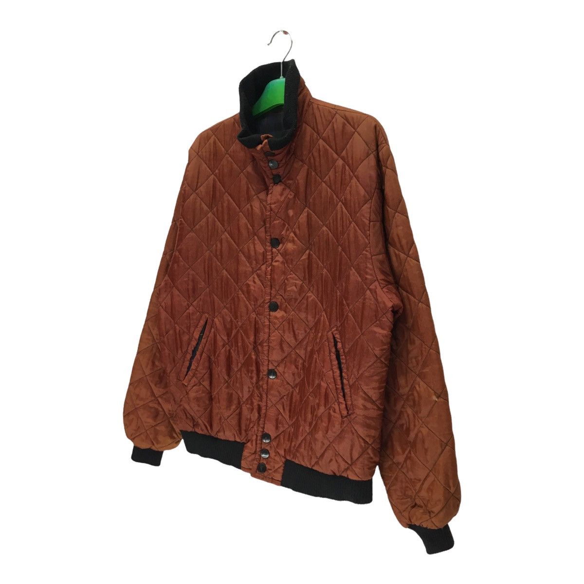 Vintage Beaver Quilted Bomber Jacket