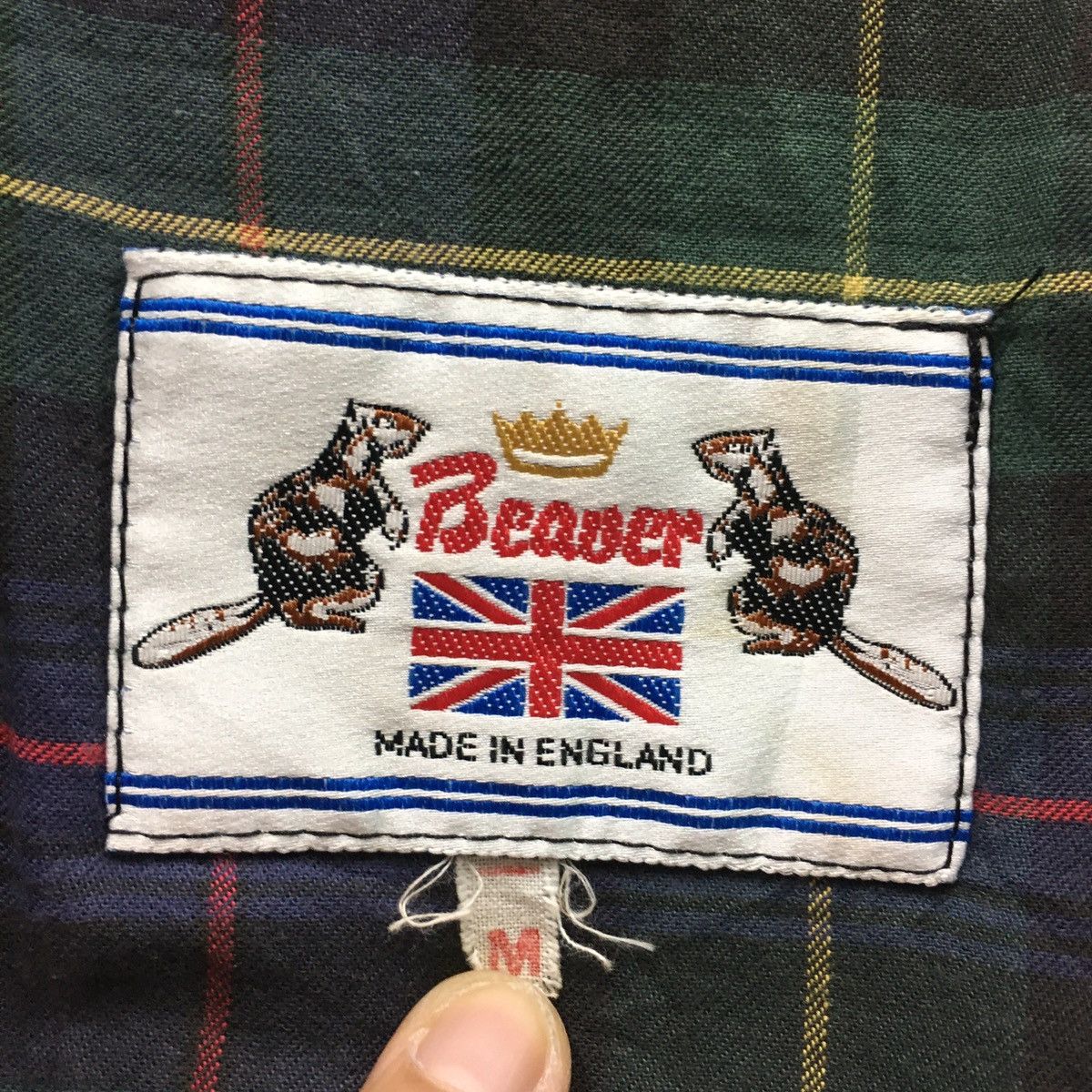 Vintage Beaver Quilted Bomber Jacket