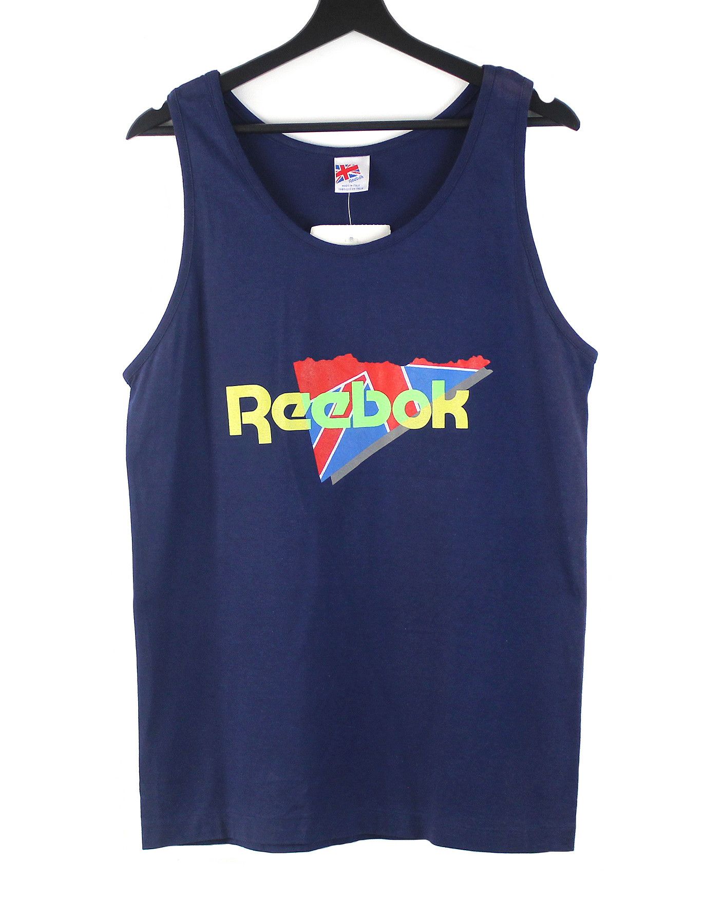 Reebok NOS 80s 90s vintage Reebok tank top singlet OG Deadstock Size US M / EU 48-50 / 2 - 1 Thumbnail