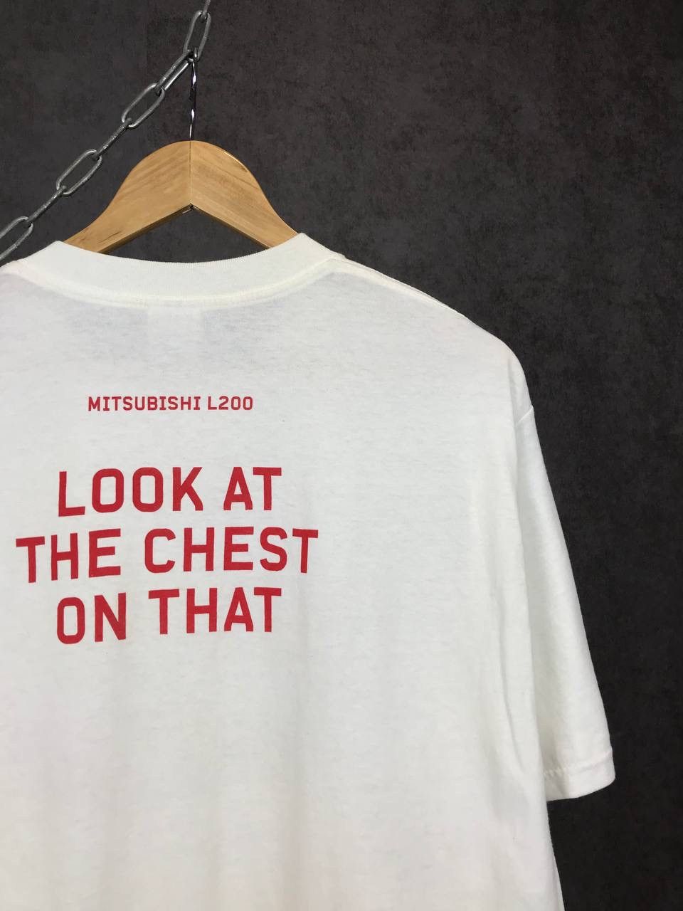 Vintage Mitsubishi L200 vintage racing overprinted tee Size US L / EU 52-54 / 3 - 5 Thumbnail