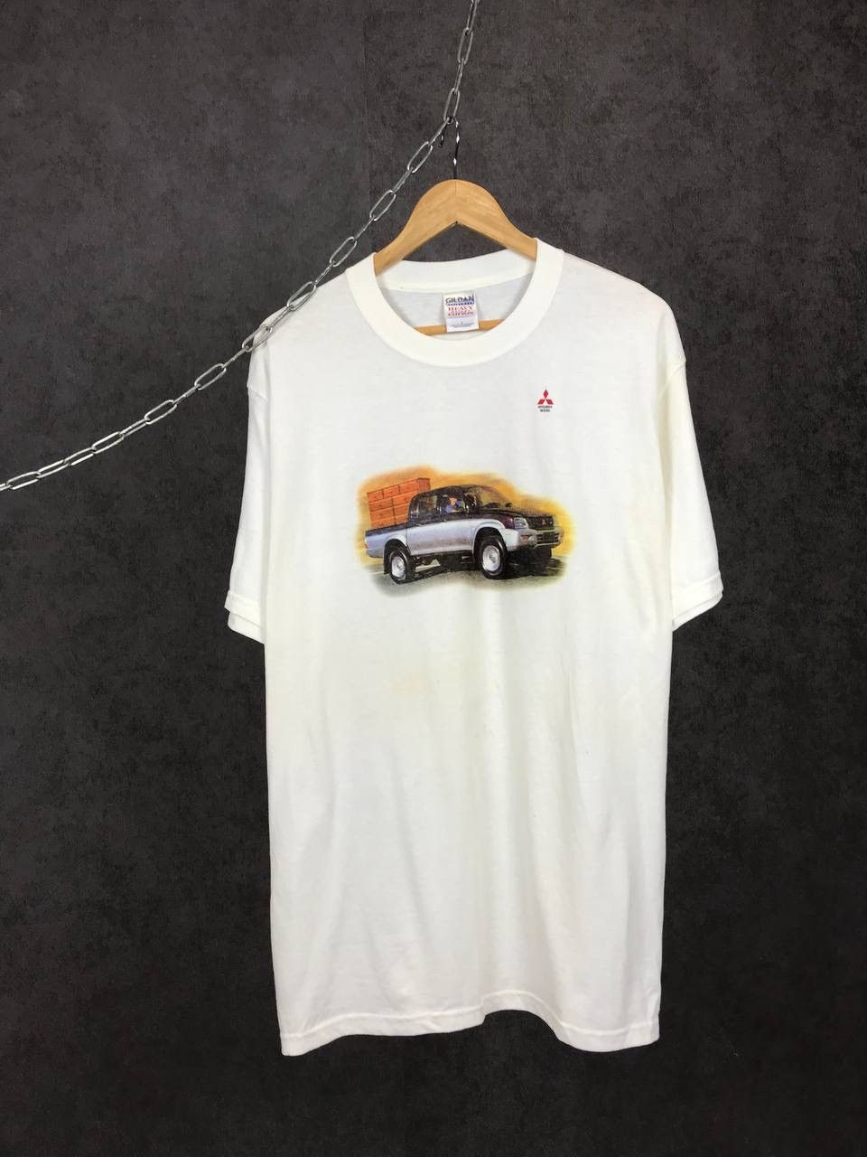 Vintage Mitsubishi L200 vintage racing overprinted tee Size US L / EU 52-54 / 3 - 1 Thumbnail