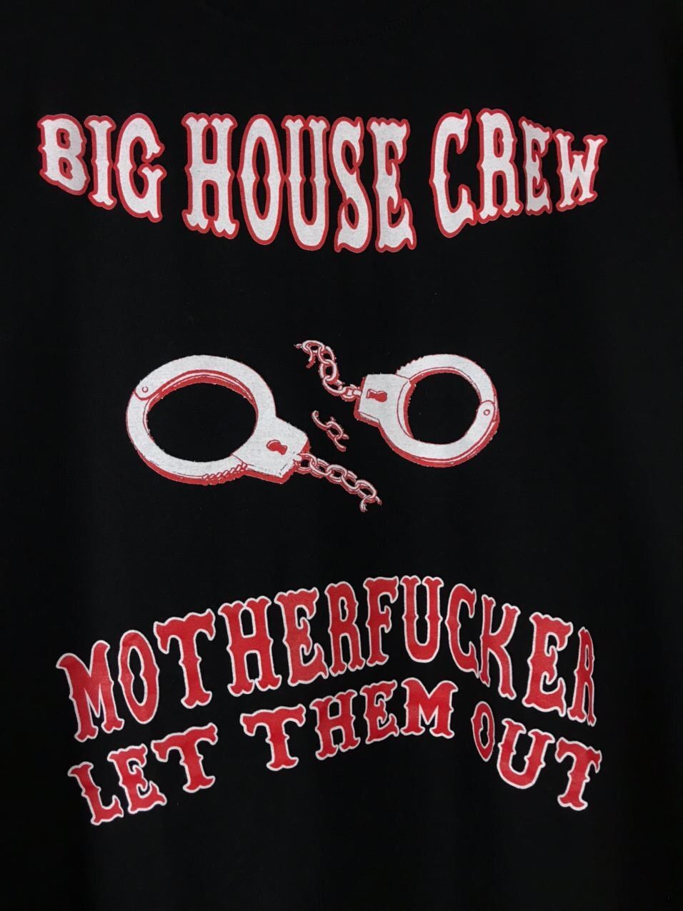 Other × Vintage Big House Crew ACAB vintage streetwear black tee Size US XL / EU 56 / 4 - 3 Thumbnail