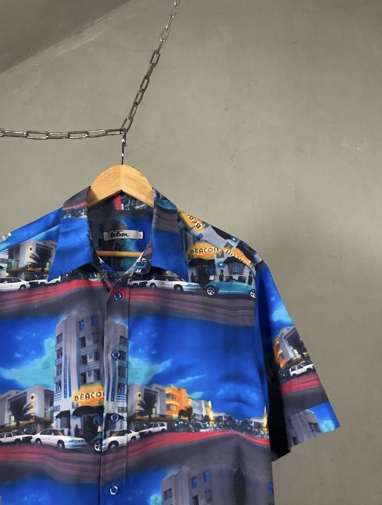 Vintage Lee Cooper vintage crazy Hawaiian shirt Size US L / EU 52-54 / 3 - 2 Thumbnail
