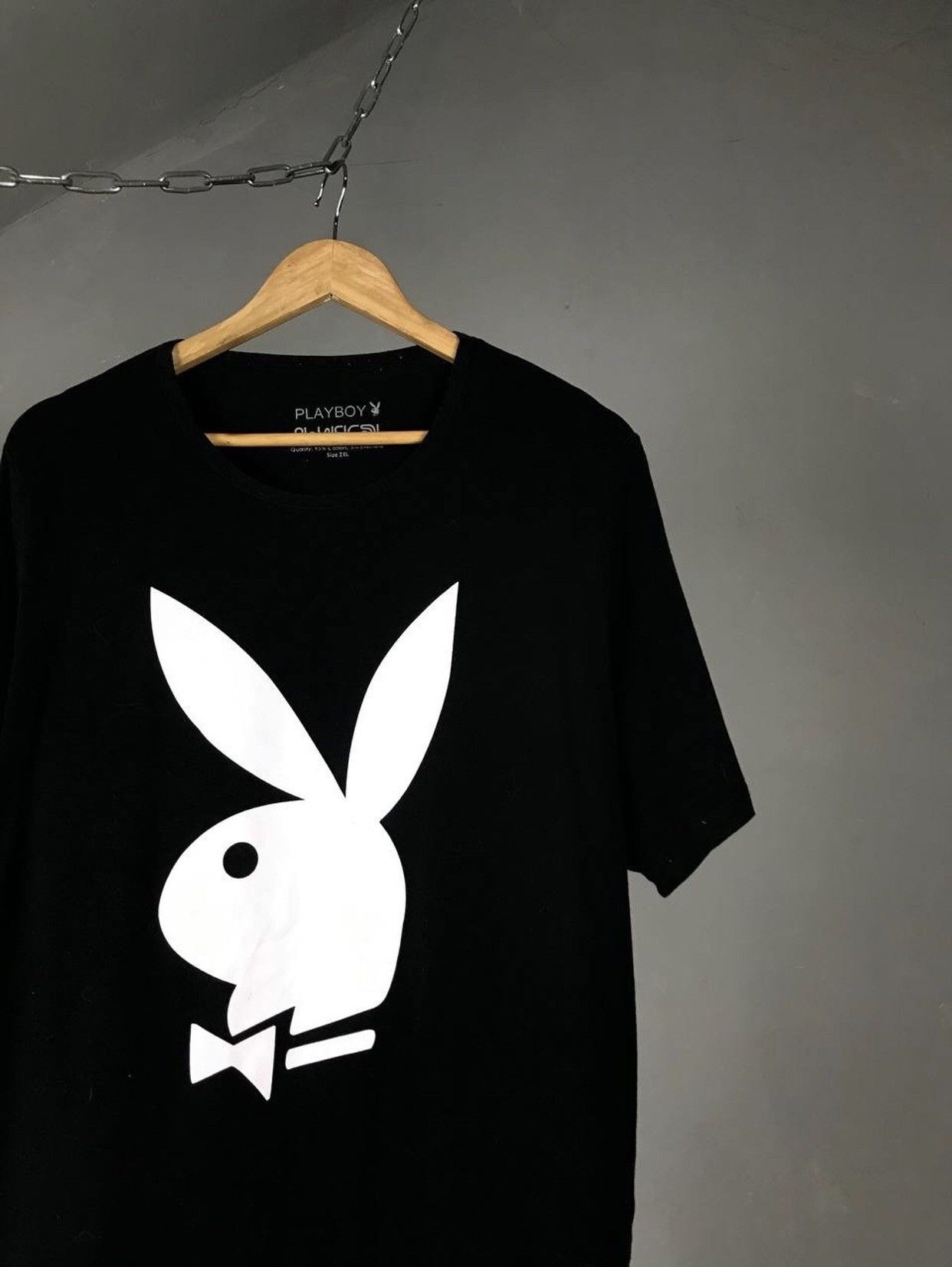 Playboy Playboy vintage streetwear center logo tee Size US XXL / EU 58 / 5 - 2 Thumbnail