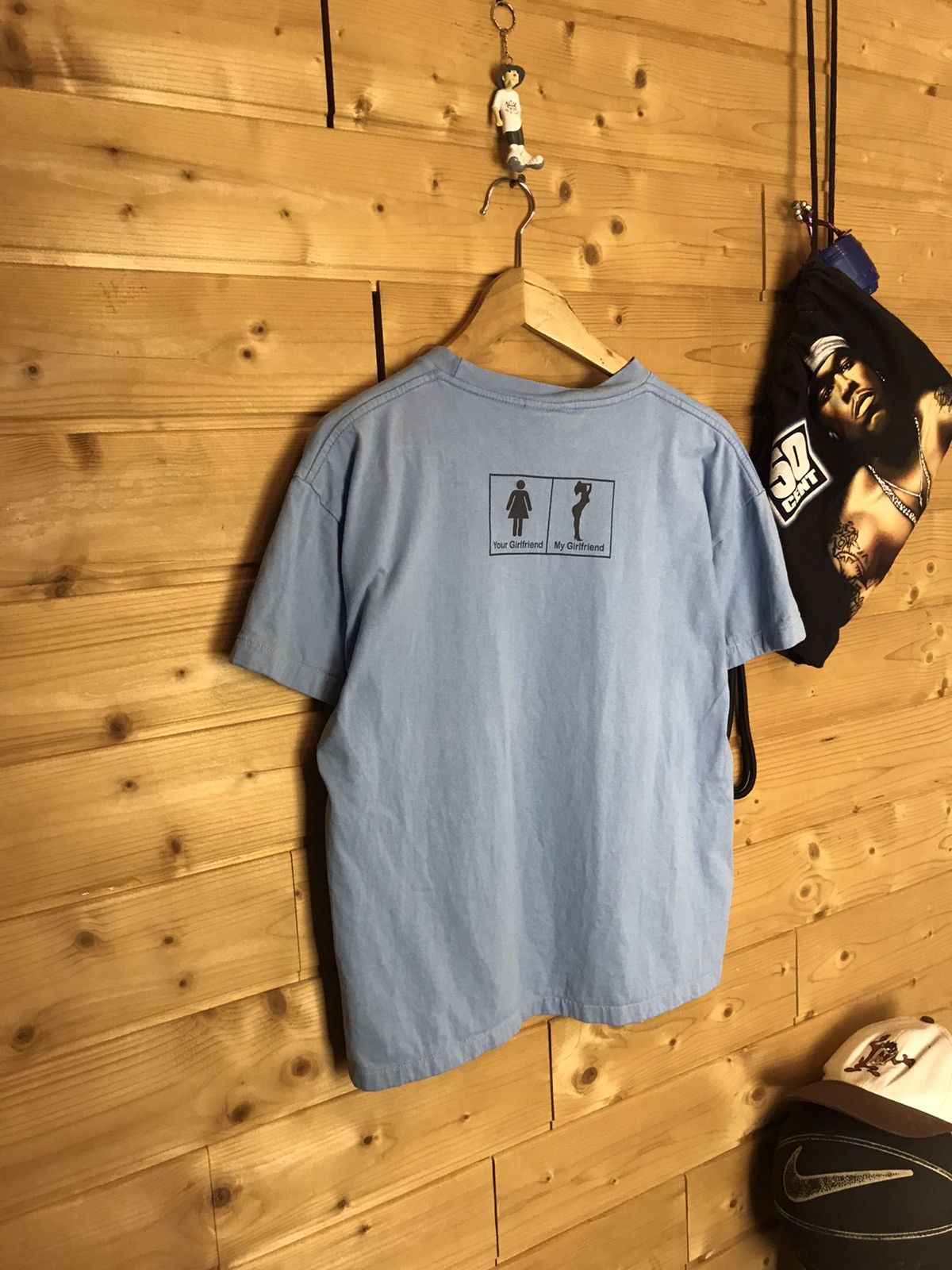 Vintage Vintage your girlfriend my girlfriend t-shirt Size US L / EU 52-54 / 3 - 8 Thumbnail
