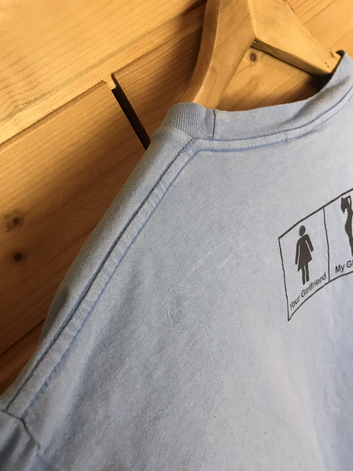 Vintage Vintage your girlfriend my girlfriend t-shirt Size US L / EU 52-54 / 3 - 10 Thumbnail