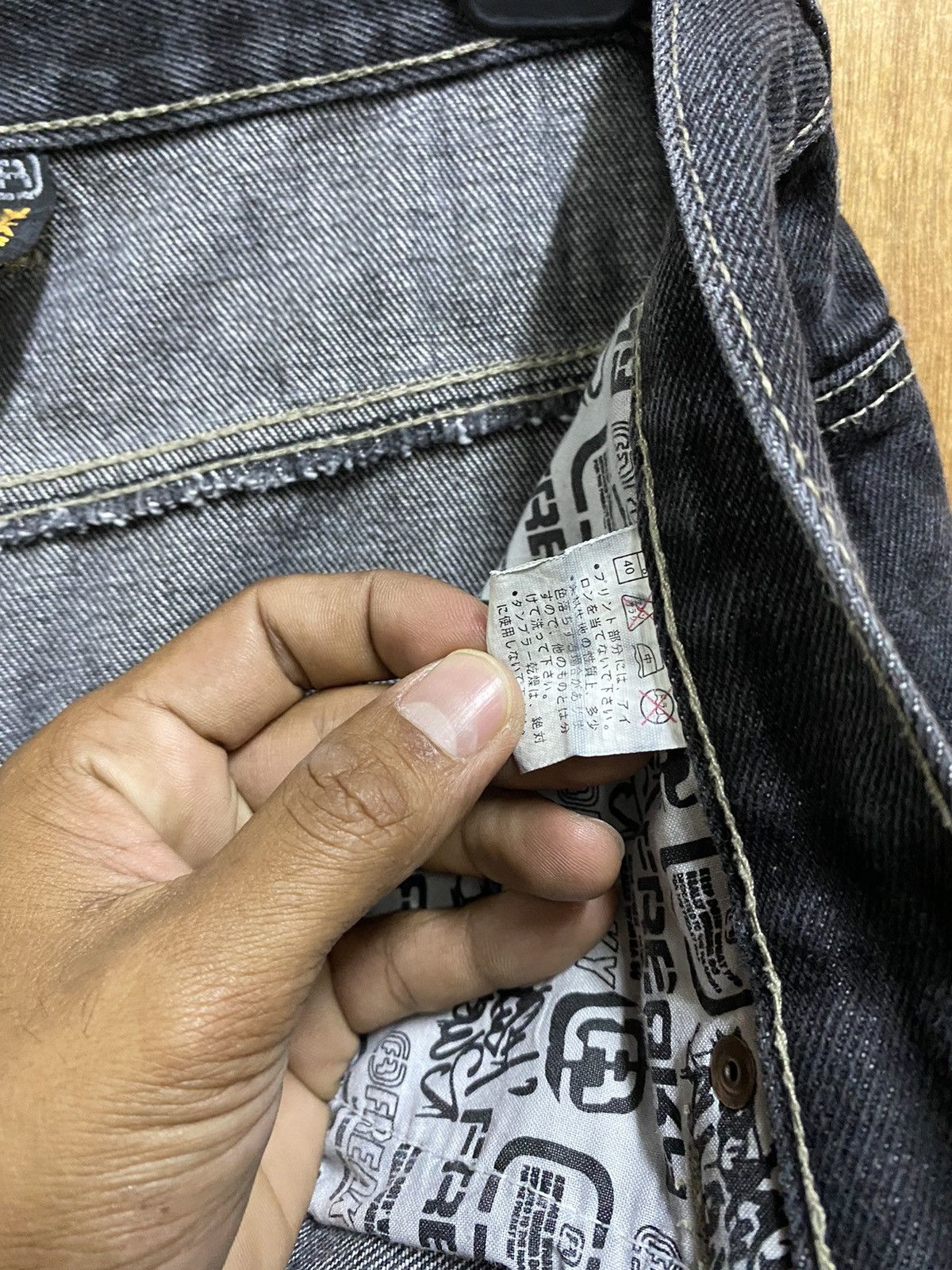 JNCO Baggy Jeans Japanese Freaky Soul Jeans Size US 35 - 8 Thumbnail